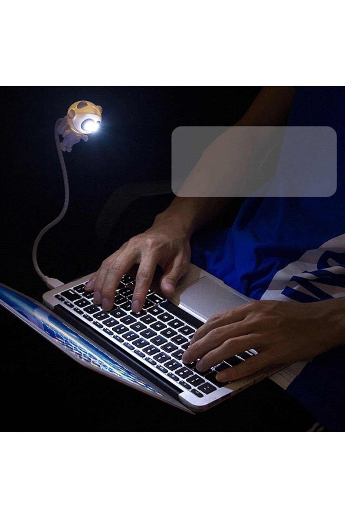Panda Astronot Usb Led Gece Lambası