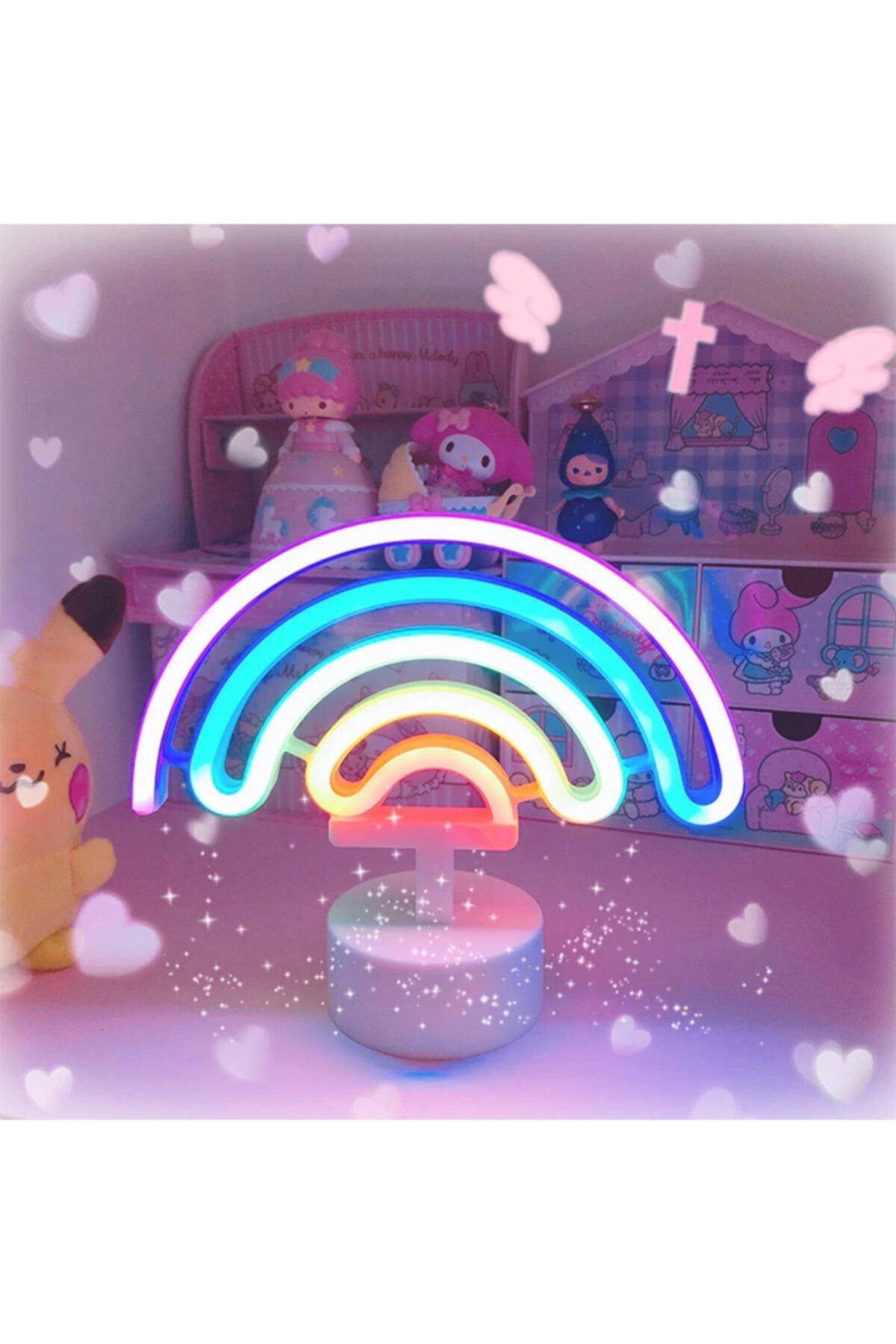 Gökkuşağı Tasarımlı Neon Led Lamba 16*30 Cm