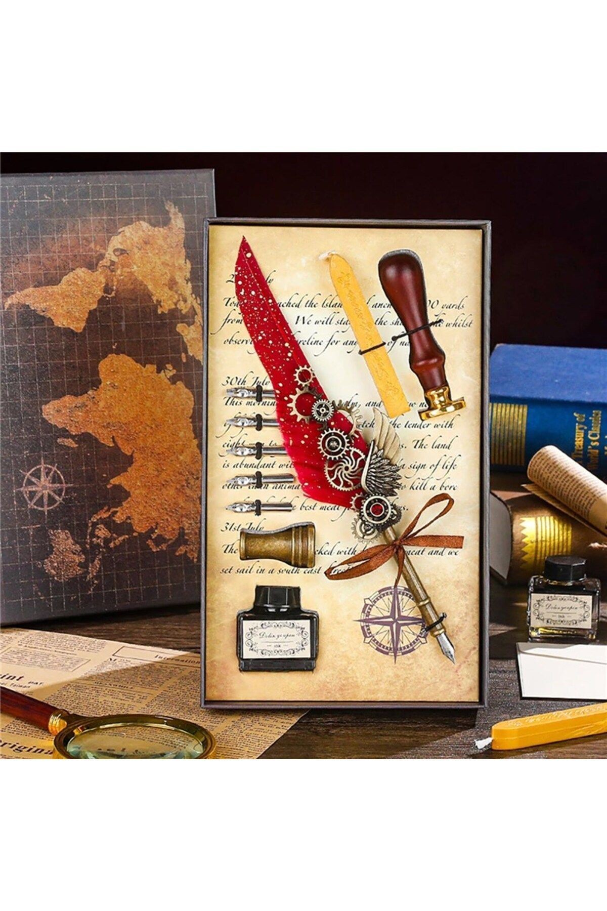 Divit  Kalemli Özel Tasarım Konspet Hediyelik Set-2