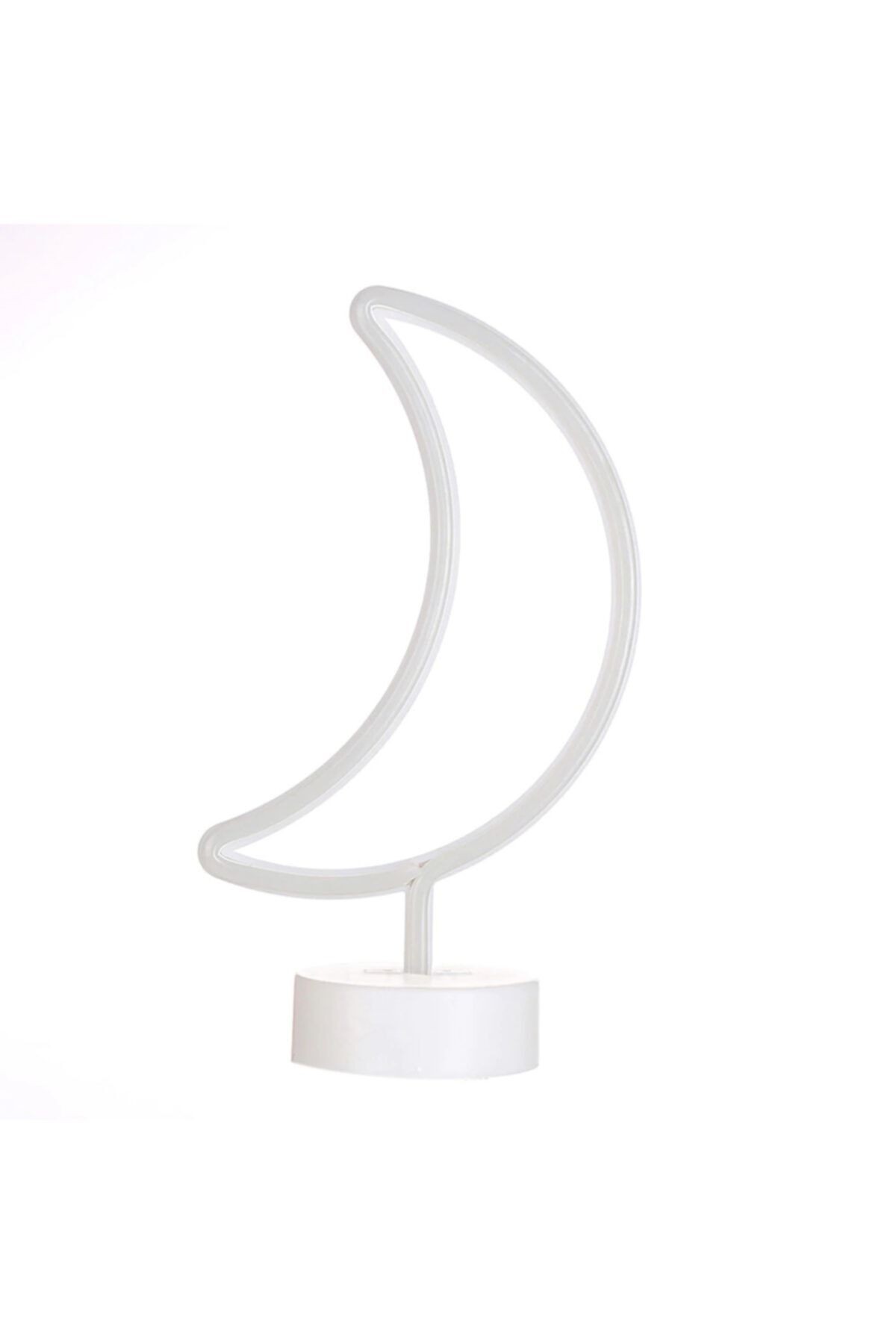 Ay Tasarımlı Neon Led Lamba 31x18 Cm