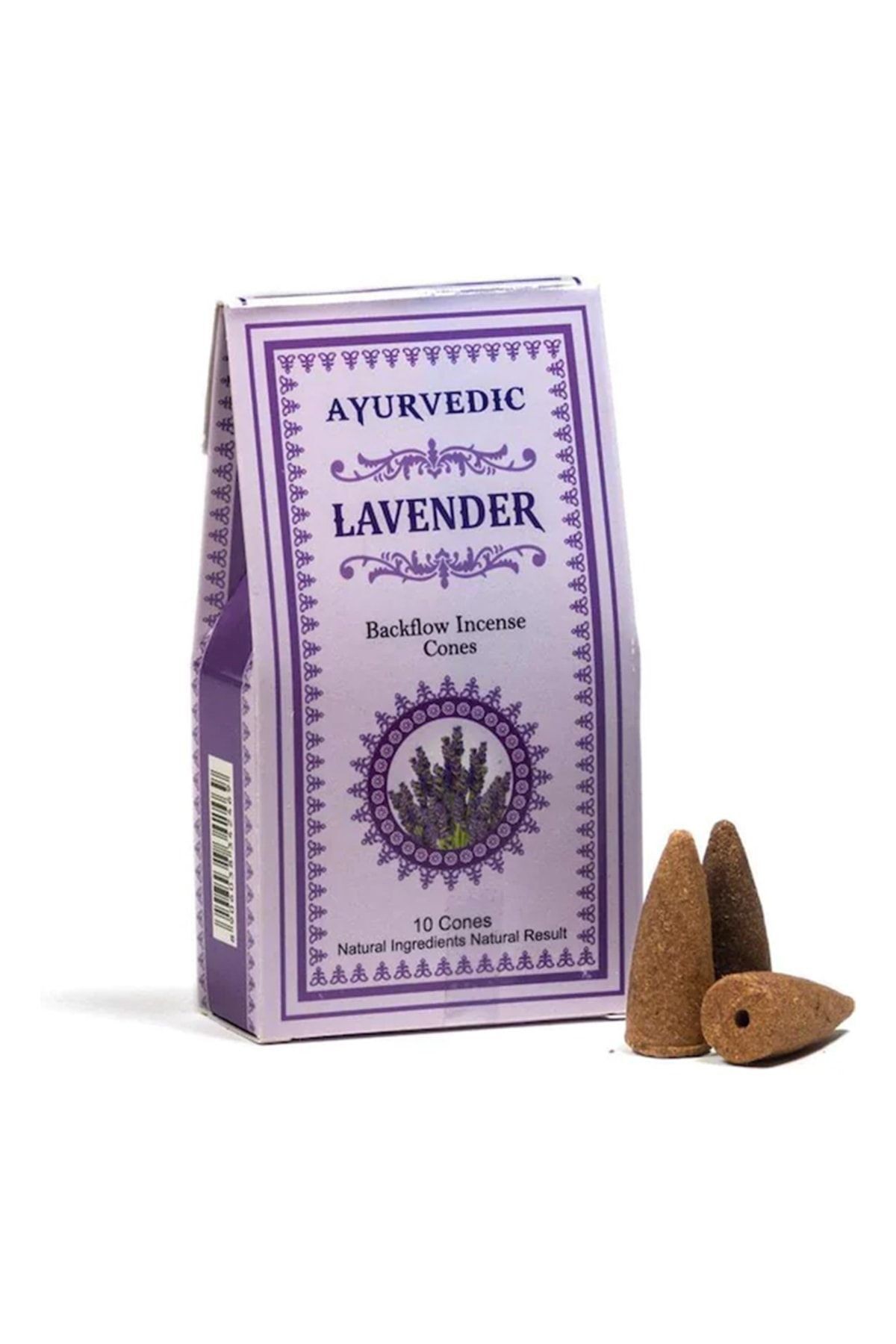 Ayurvedic Konik ( Geri Akış ) Tütsü Lavender Aromalı (10 Adet)