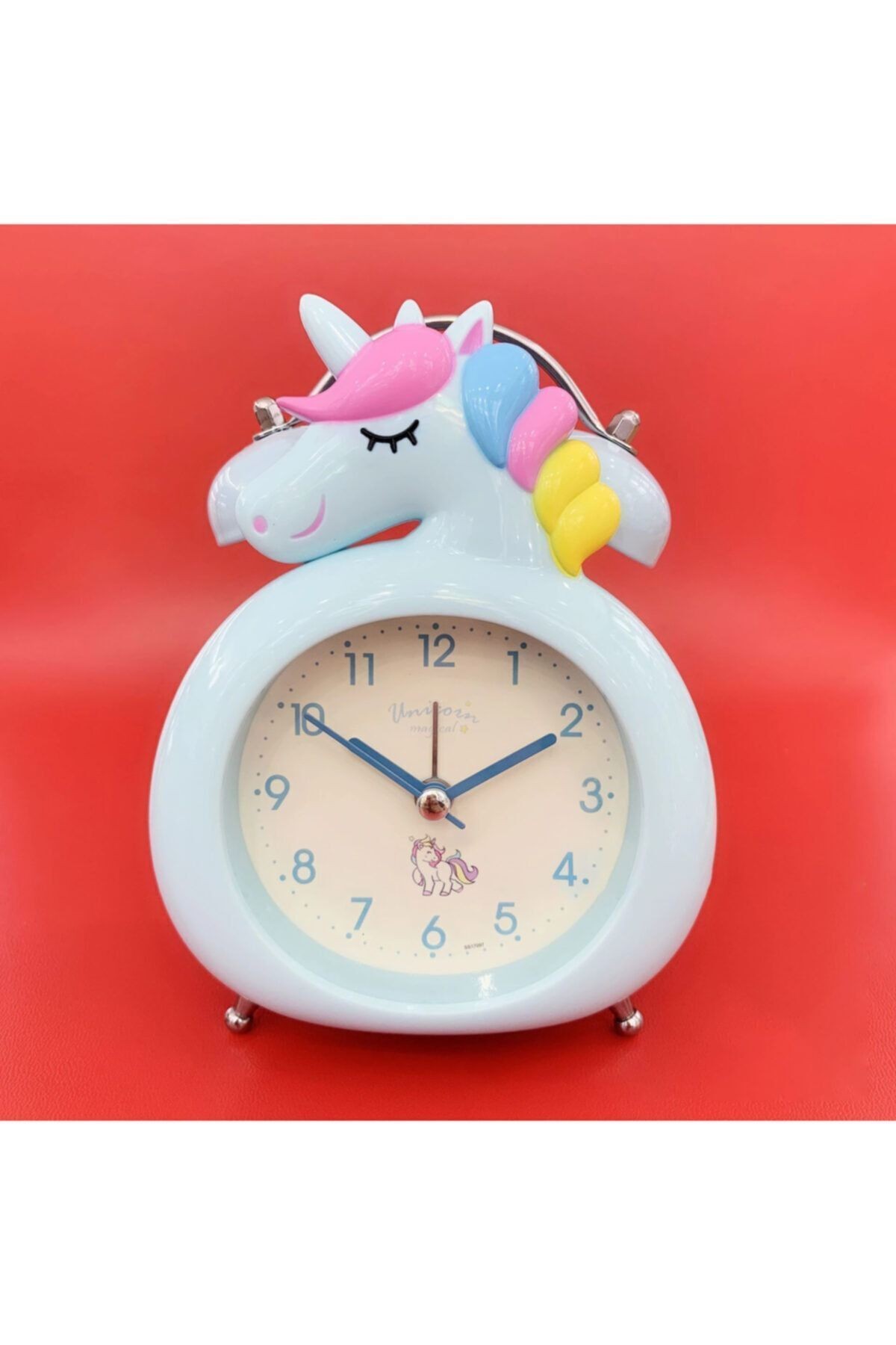 Dekoratif Masa Üstü Unicorn Çalar Saat