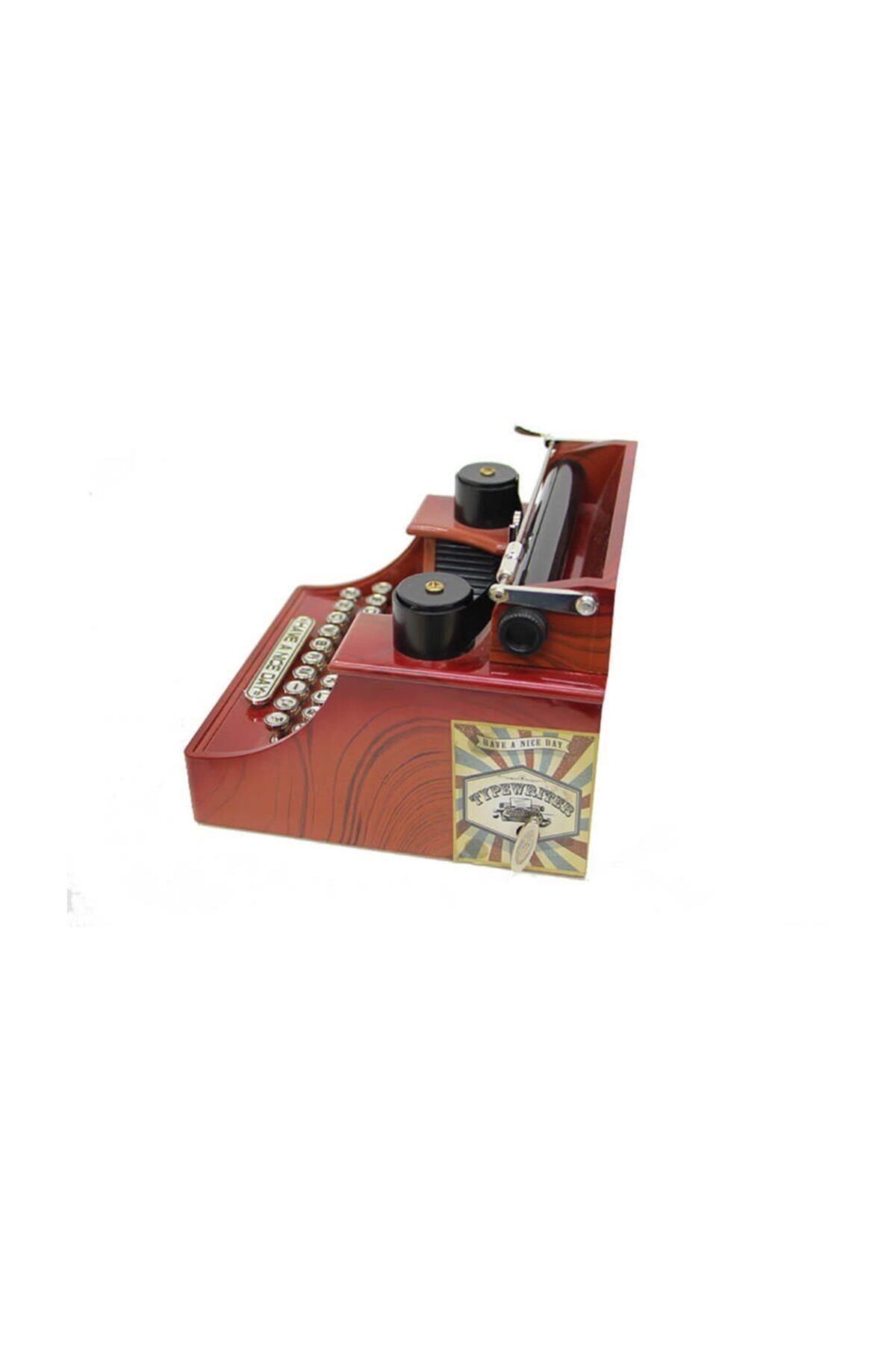 Dekoratif Daktilo Tasarımlı Müzik Kutusu