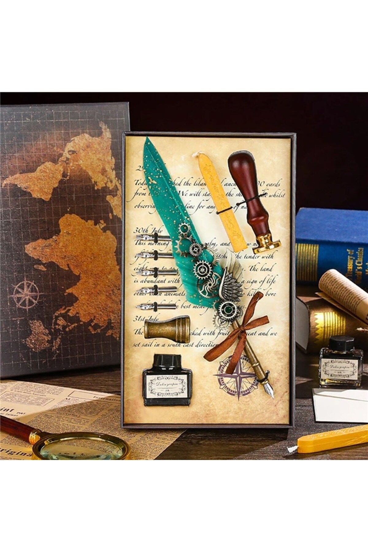 Divit  Kalemli Özel Tasarım Konspet Hediyelik Set-2