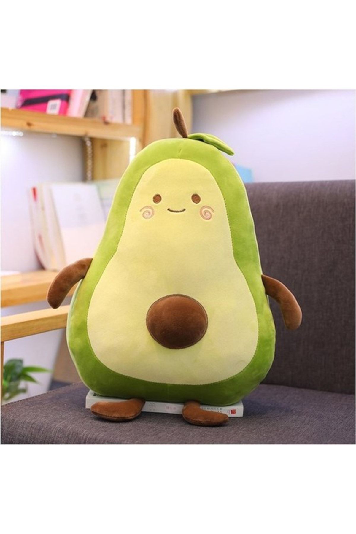 Avokado Pelüş Yastık 50cm Ve Melek Kolye Hediyeli