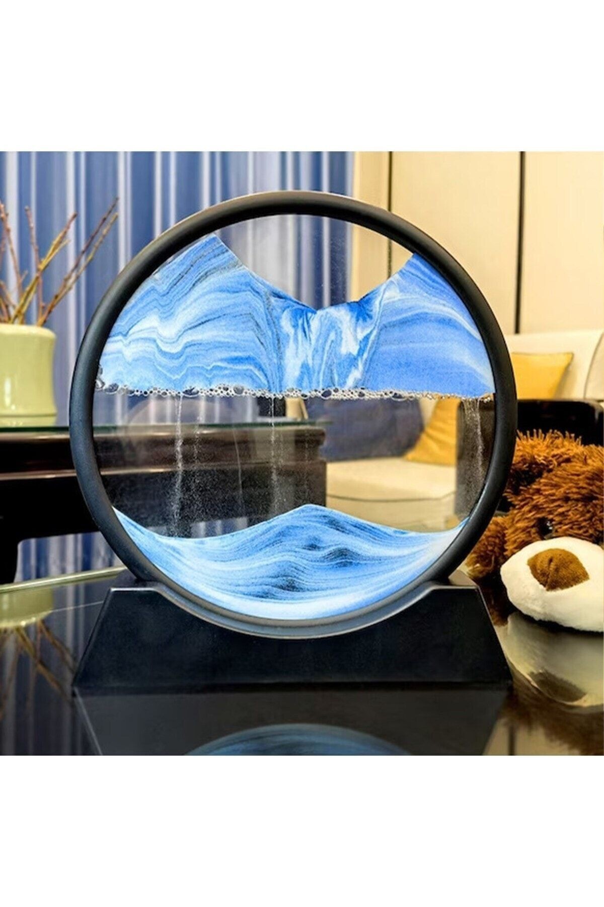 3D Hareketli Sandscape Kum Saati Dekoratif