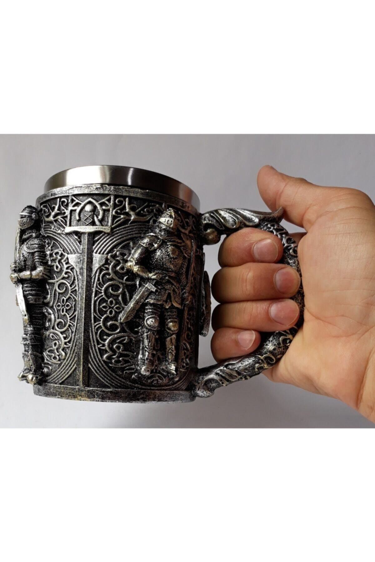 Game Of Thrones Kupa Bardak Şövalye Asker Kabartma Işlemeli Hediyelik