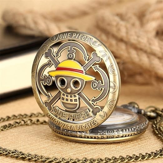 Kişiye Özel Köstekli Cep Saati Ouartz One Piece Tasarımlı Zincirli Cep Saati