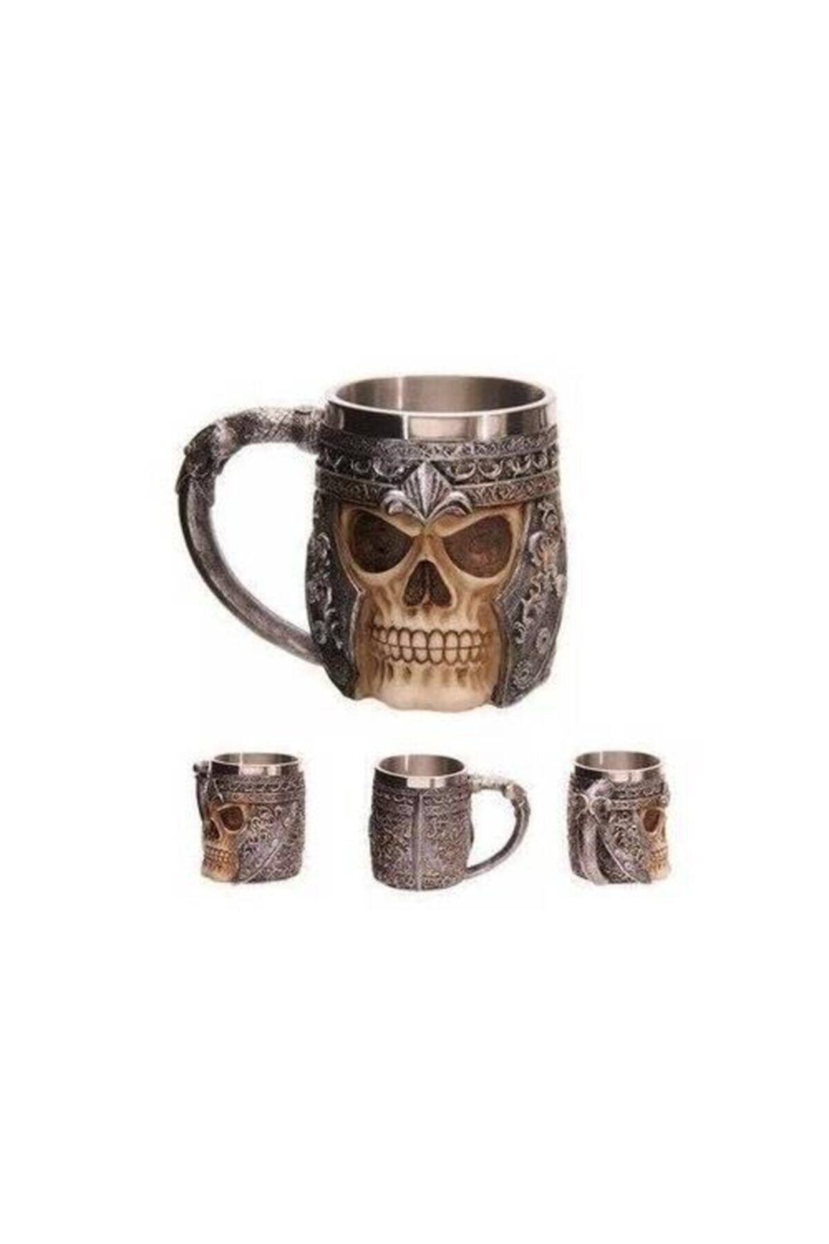 Vikings Kral Kuru Kafa Tasarım Kupa Bardak