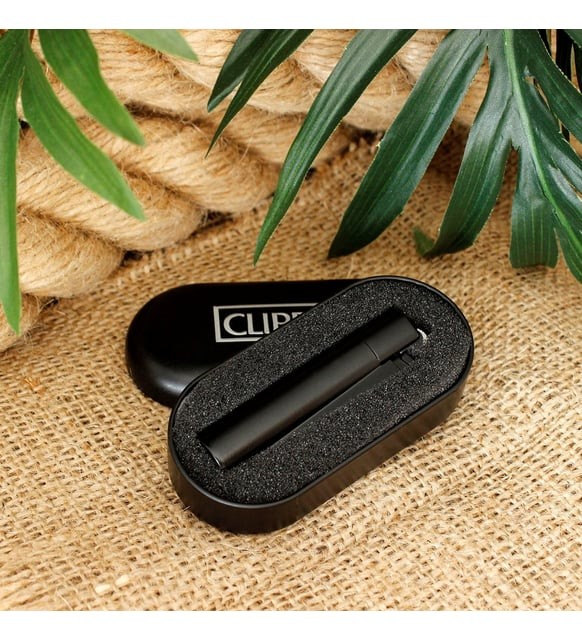 Kişiye Özel Clipper Marka Metal Çakmak Siyah