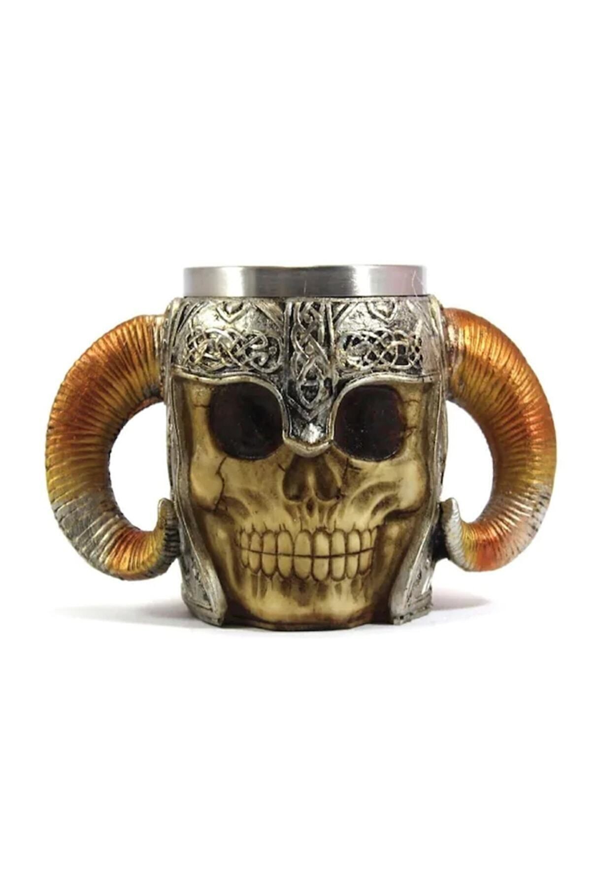 Vikings Kral Kuru Kafa Tasarım Kupa Bardak