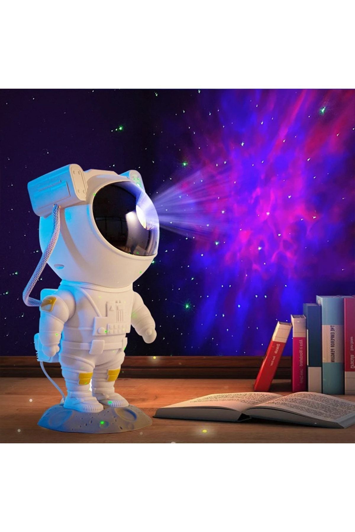 Astronot Kumandalı Projeksiyon Gece Lambası
