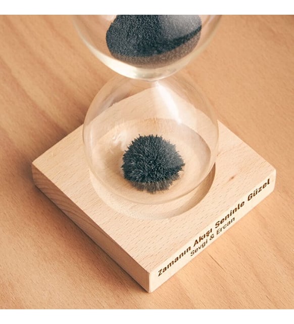 Kişiye Özel Zamanın Akışı Seninle Güzel Temalı Kum Saati