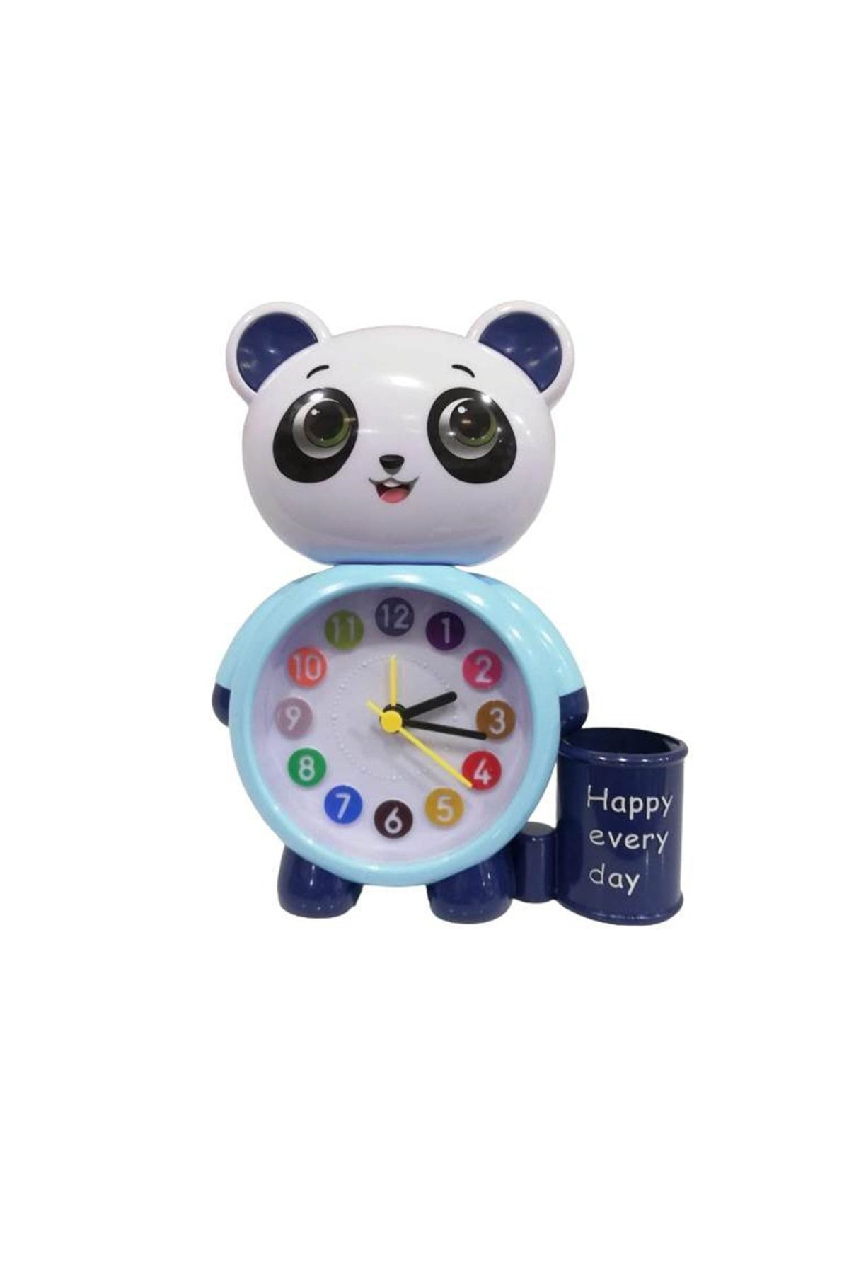 Panda Tasarımlı Saat Kalemlik