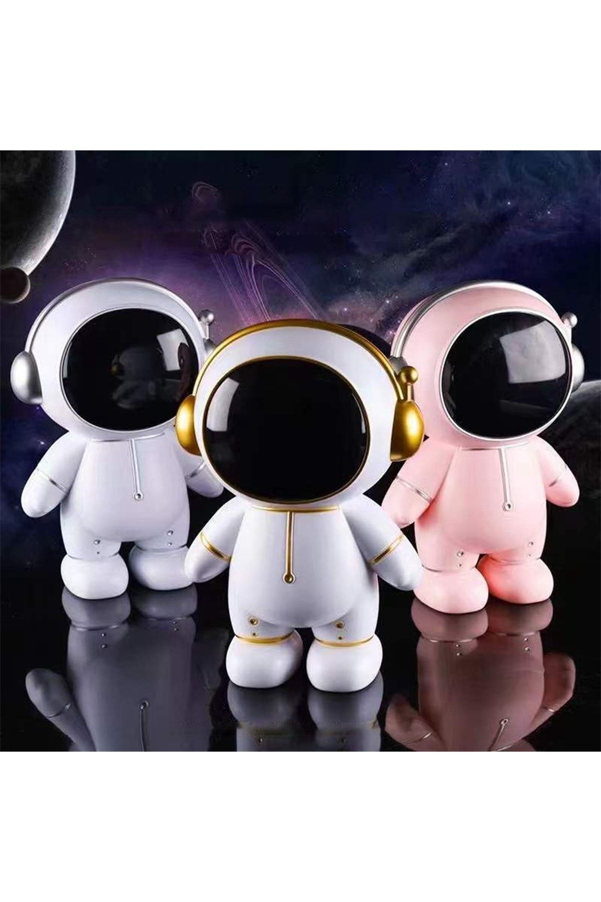 Astronot Tasarımlı Kumbara-sarı