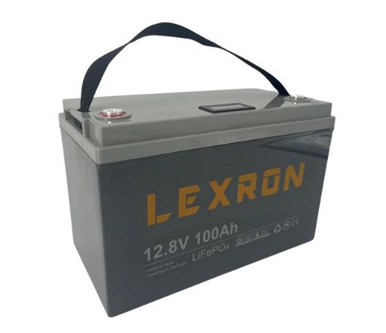 Lexron 12.8V 100Ah LiFePO4 Lityum Akü