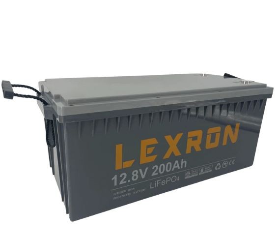 Lexron 12.8V 200Ah LiFePO4 Lityum Akü