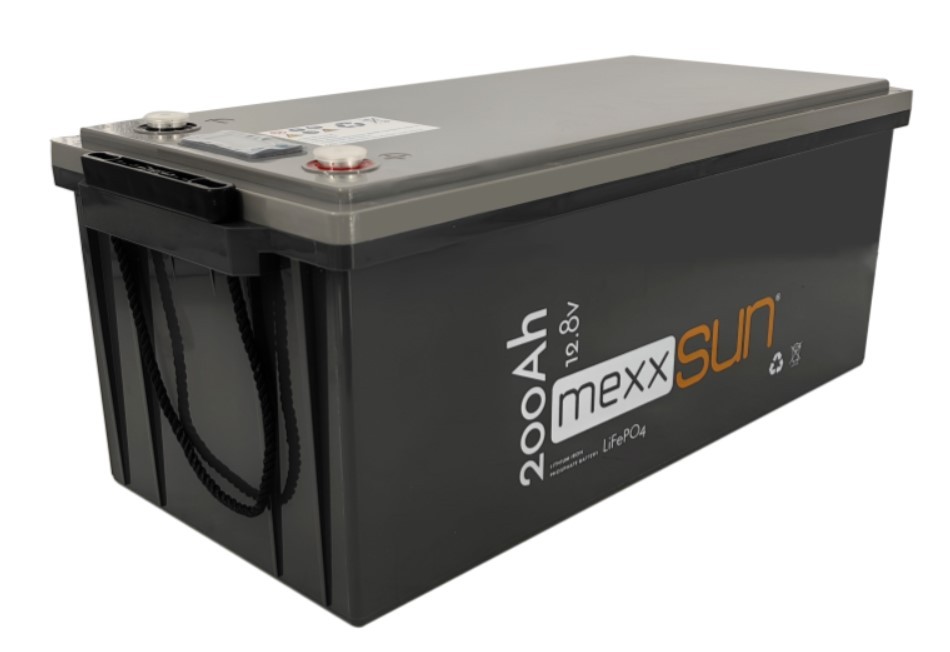 MEXXSUN Lityum Akü 12,8V 200Ah (LiFePo4) 2560Wh