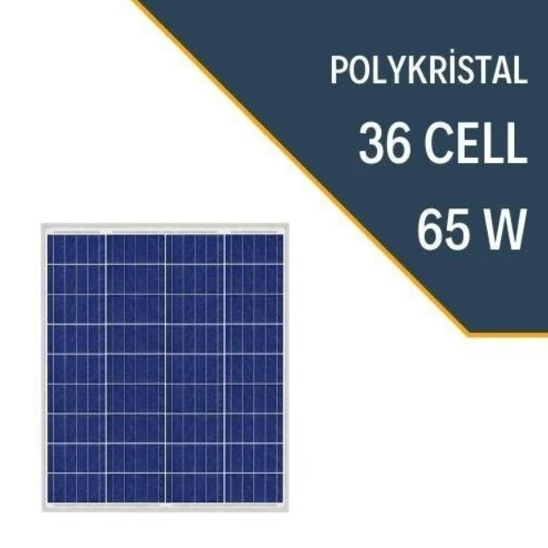 Lexron 65W Polikristal Güneş Paneli