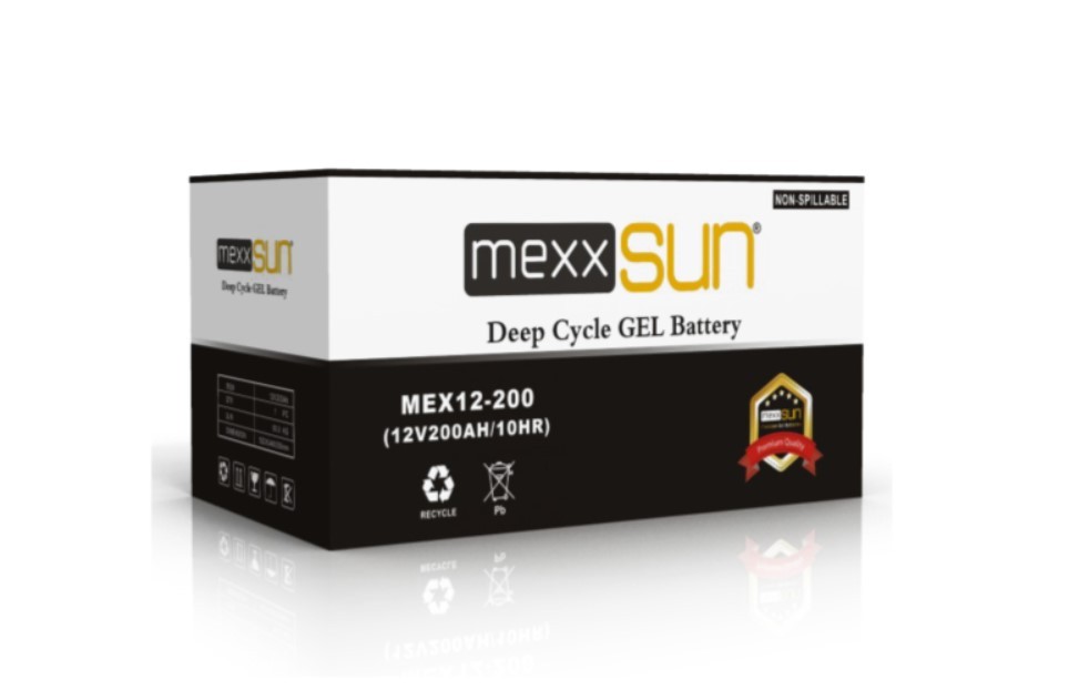 Jel akü 12V 200Ah Mexxsun