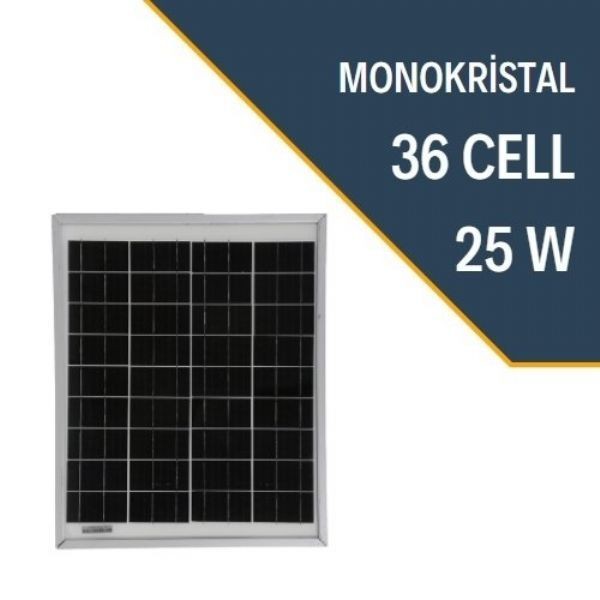 Lexron 36 Cell 12W  Monoperc Güneş Paneli