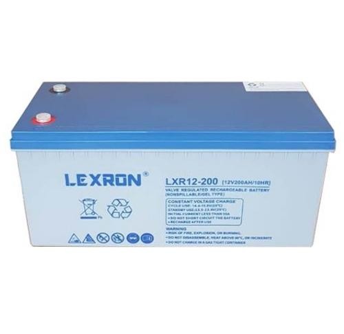 Lexron 12V 210Ah Deep Cycle Solar Jel Akü