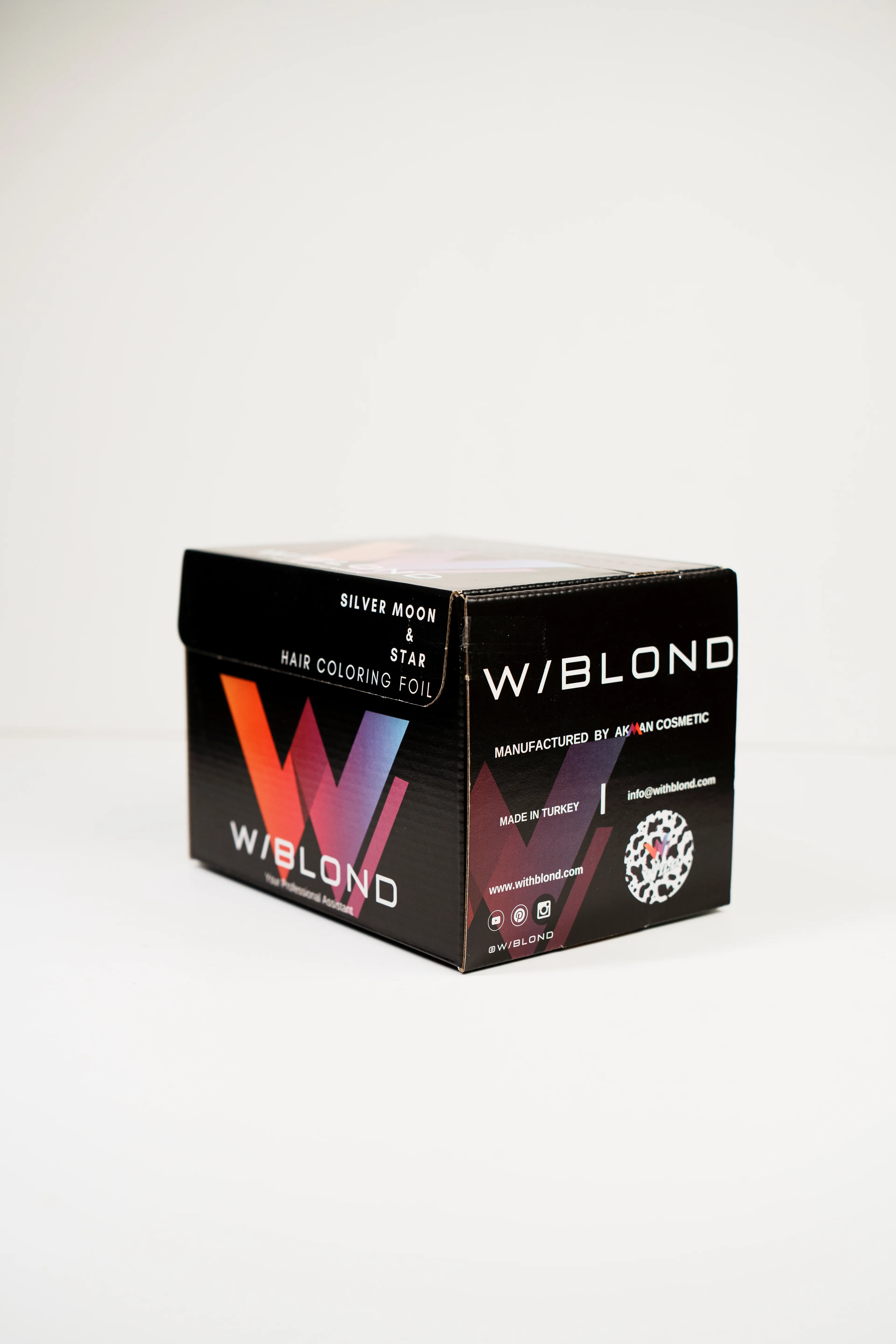 W/Blond Dalmaçya Desenli Termal Kuaför Folyosu