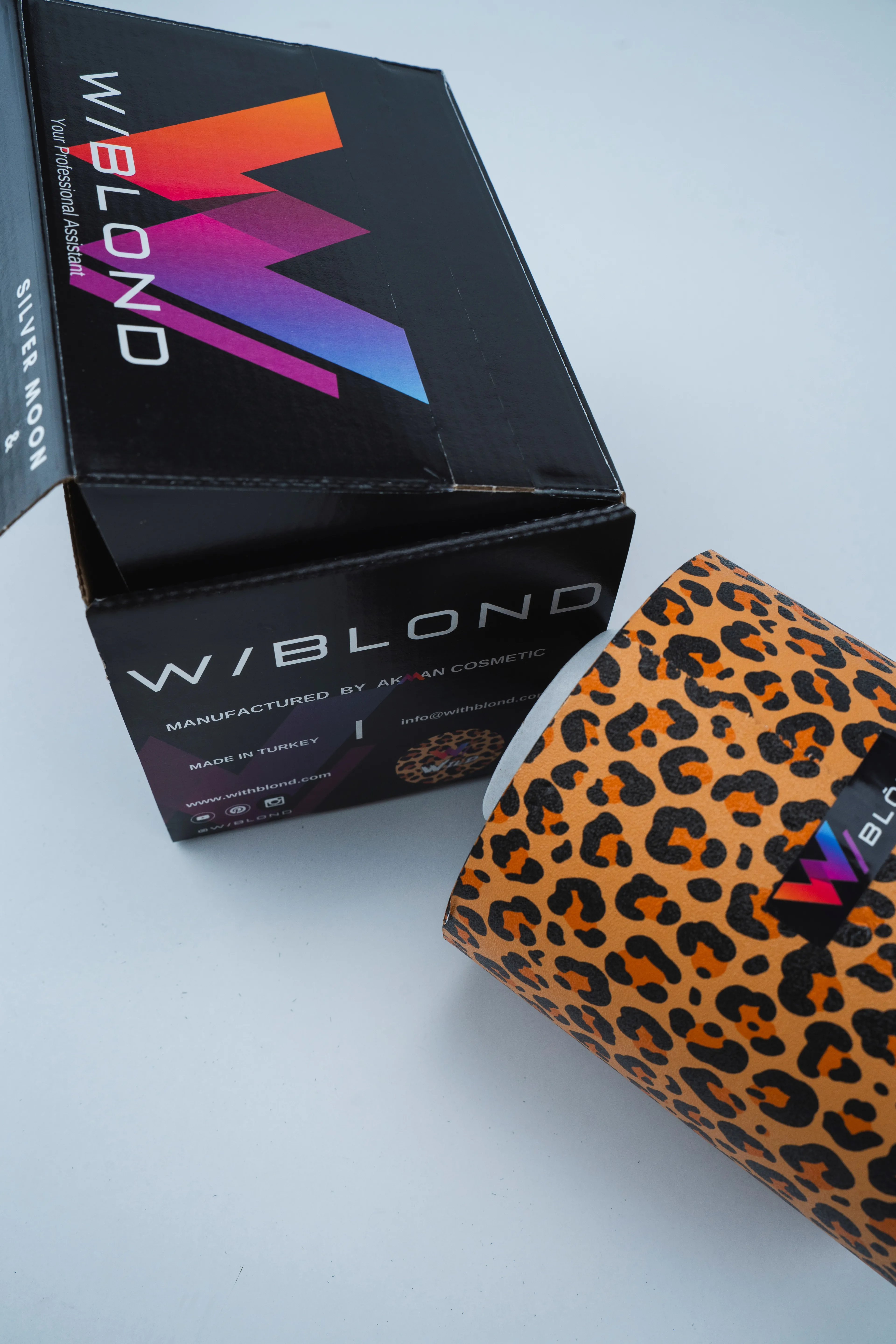 W/Blond Leopar Desenli Termal  Kuaför Folyosu 