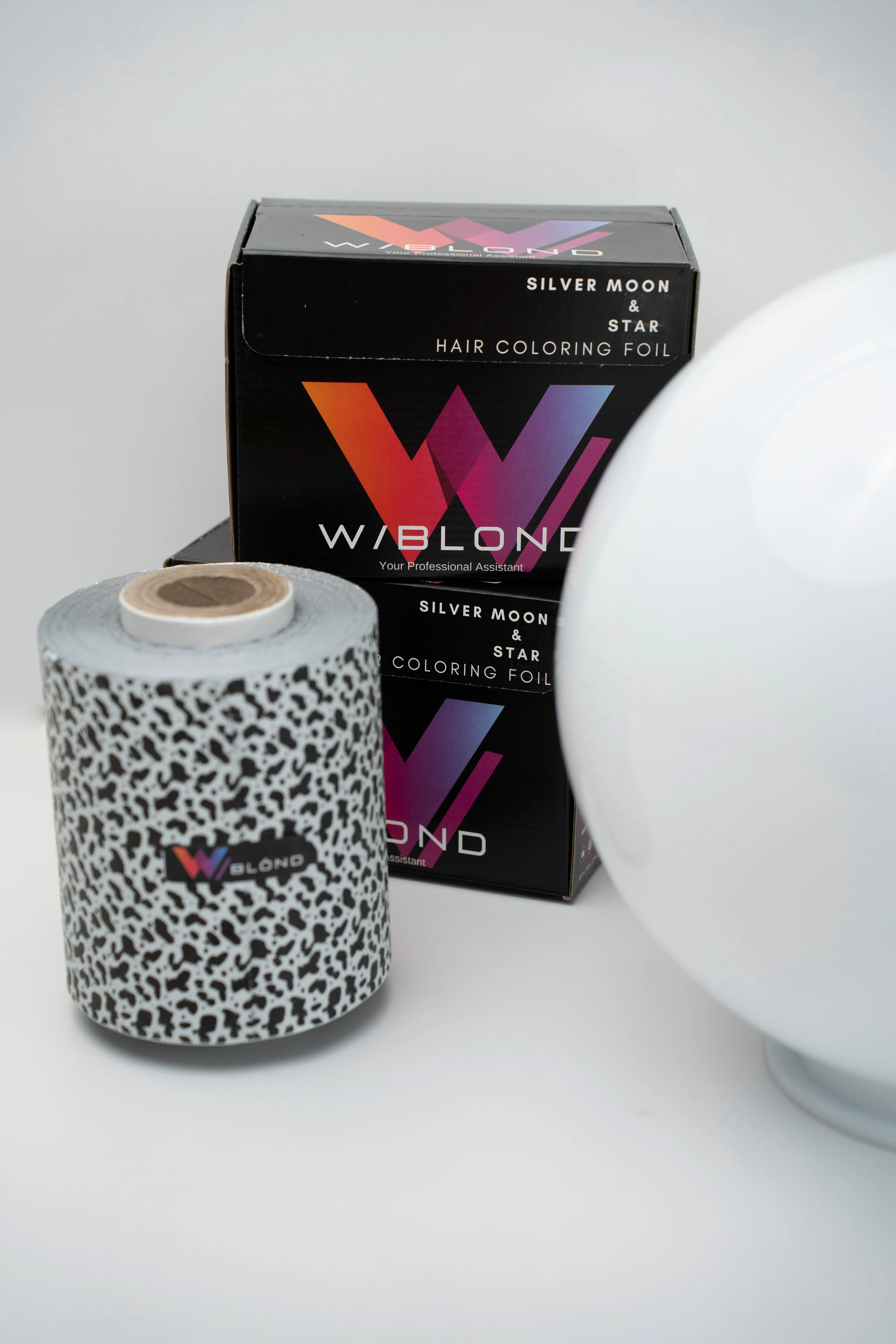 W/Blond Dalmaçya Desenli Termal Kuaför Folyosu