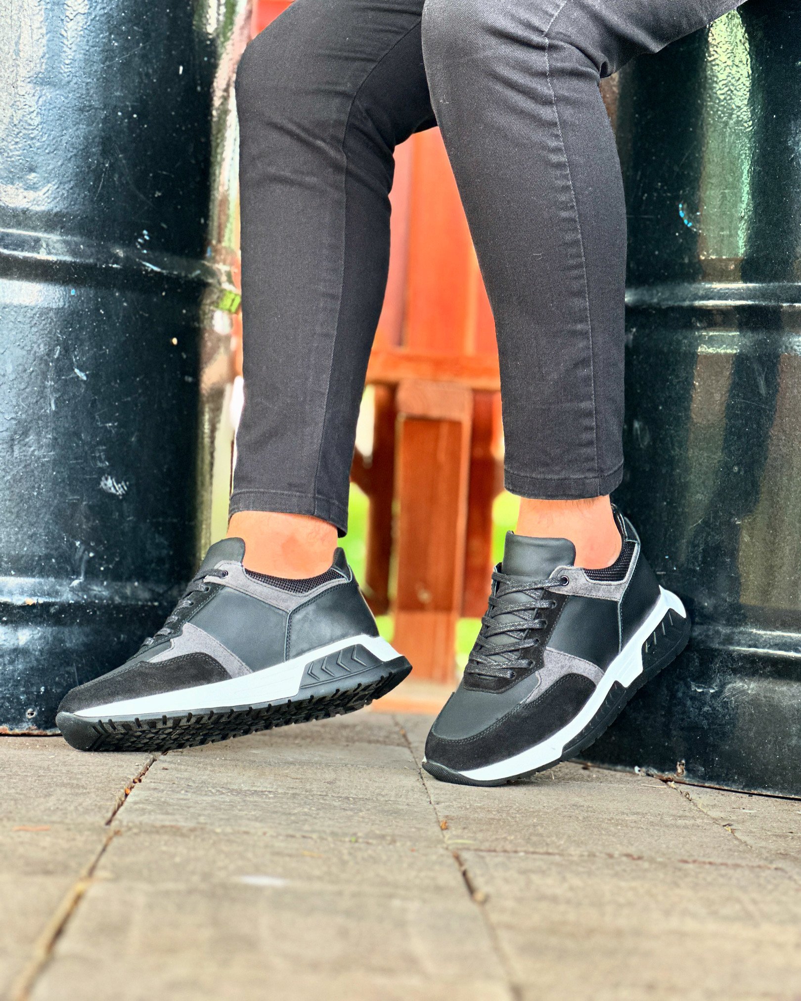 FLATUN HAKİKİ DERİ EVA TABAN GÜNLÜK ERKEK SNEAKER ERKEK AYAKKABI