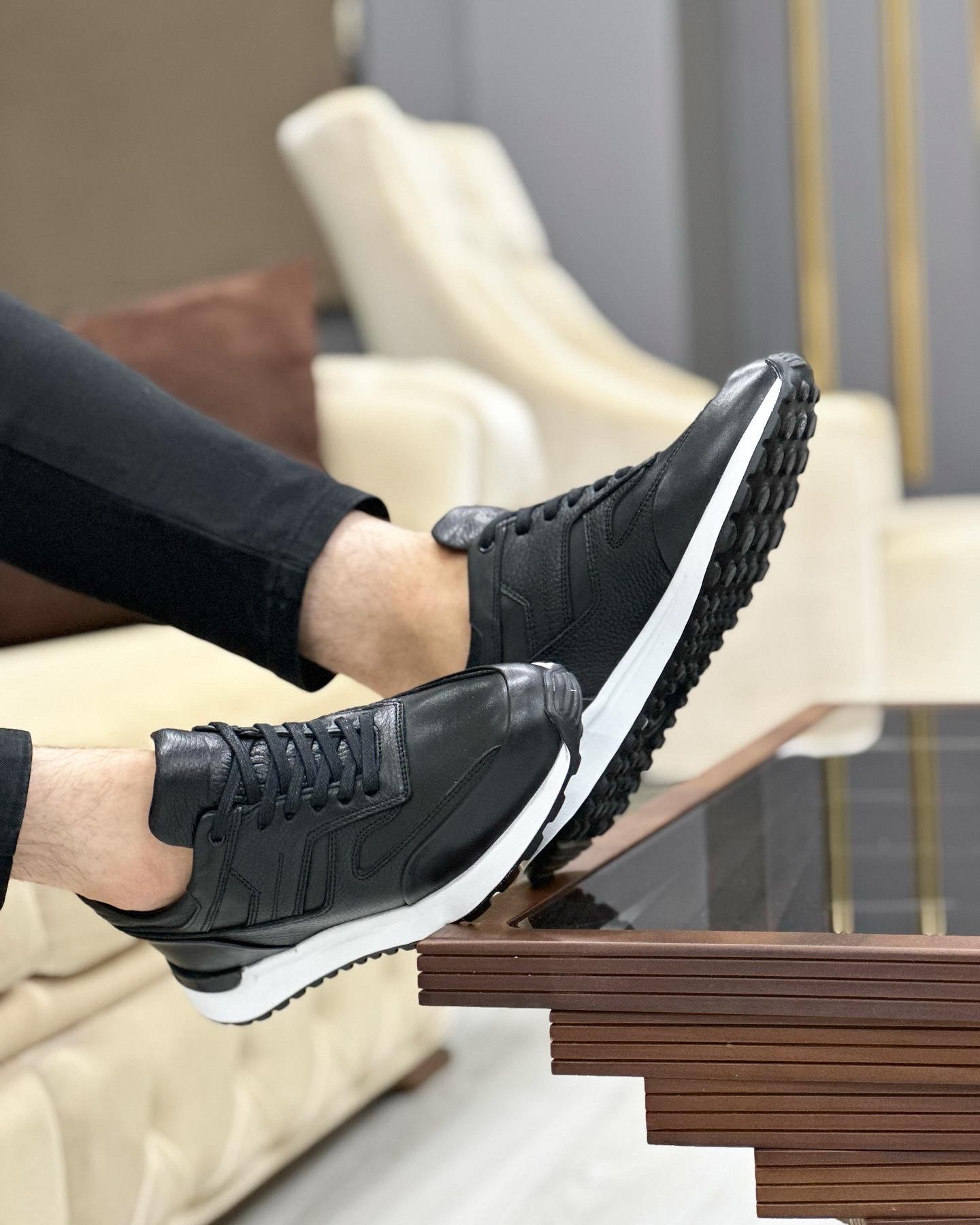 ARTH HAKİKİ DERİ EVA TABAN GÜNLÜK ERKEK SNEAKER AYAKKABI