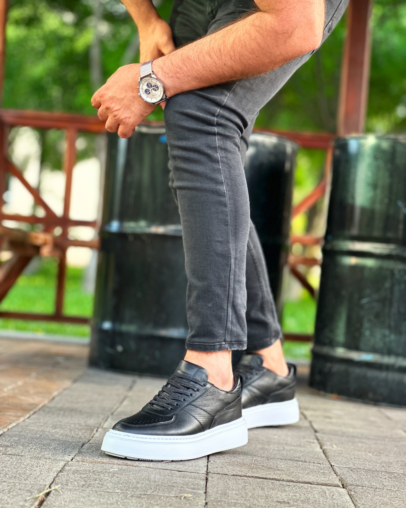 CIWANIK HAKİKİ DERİ EVA TABAN GÜNLÜK ERKEK SNEAKER AYAKKABI