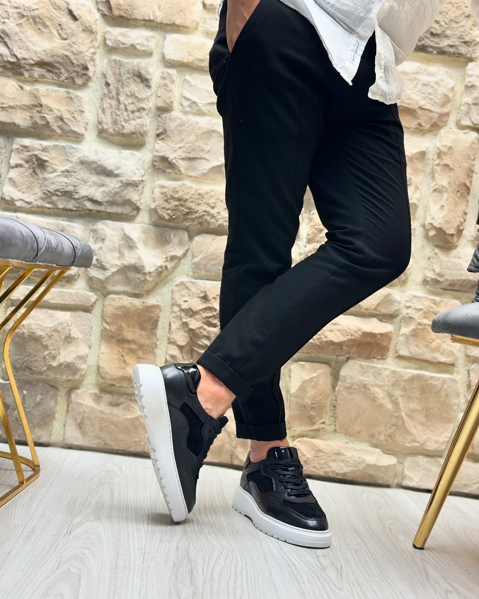 HAKİKİ DERİ EVA TABAN GÜNLÜK ERKEK CASUAL AYAKKABI