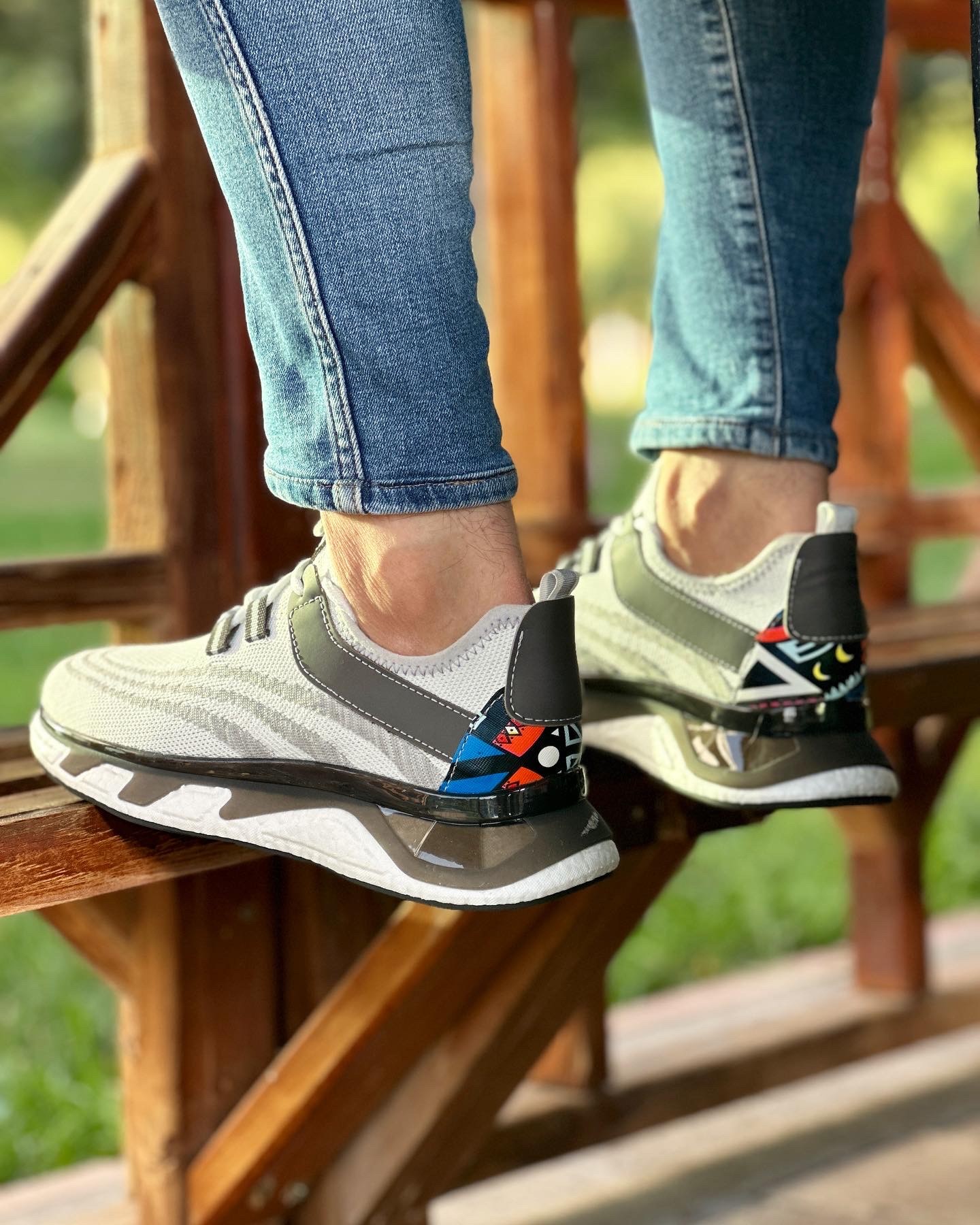 PİTOK KETEN AİR TABAN GÜNLÜK ERKEK SNEAKER AYAKKABI - Beyaz