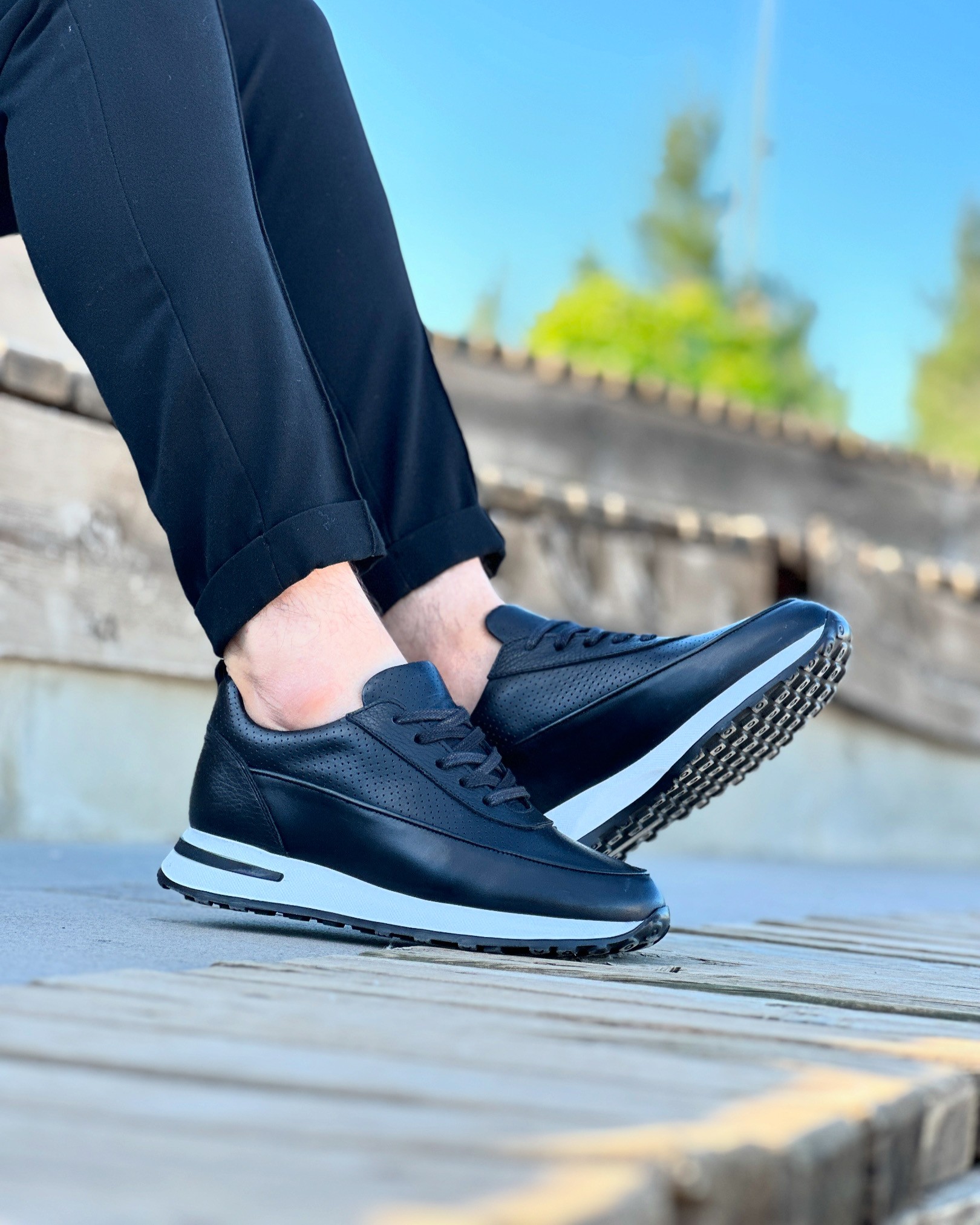 LAYB HAKİKİ DERİ EVA TABAN GÜNLÜK ERKEK SNEAKER AYAKKABI