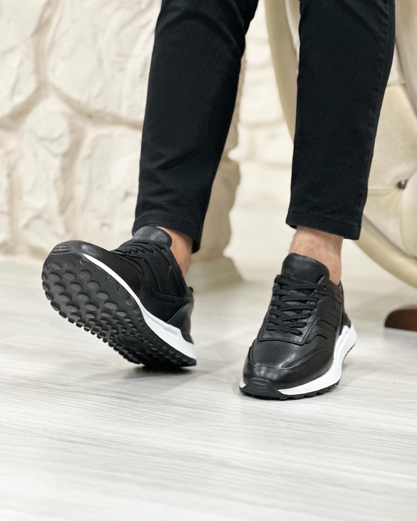 ARTH HAKİKİ DERİ EVA TABAN GÜNLÜK ERKEK SNEAKER AYAKKABI