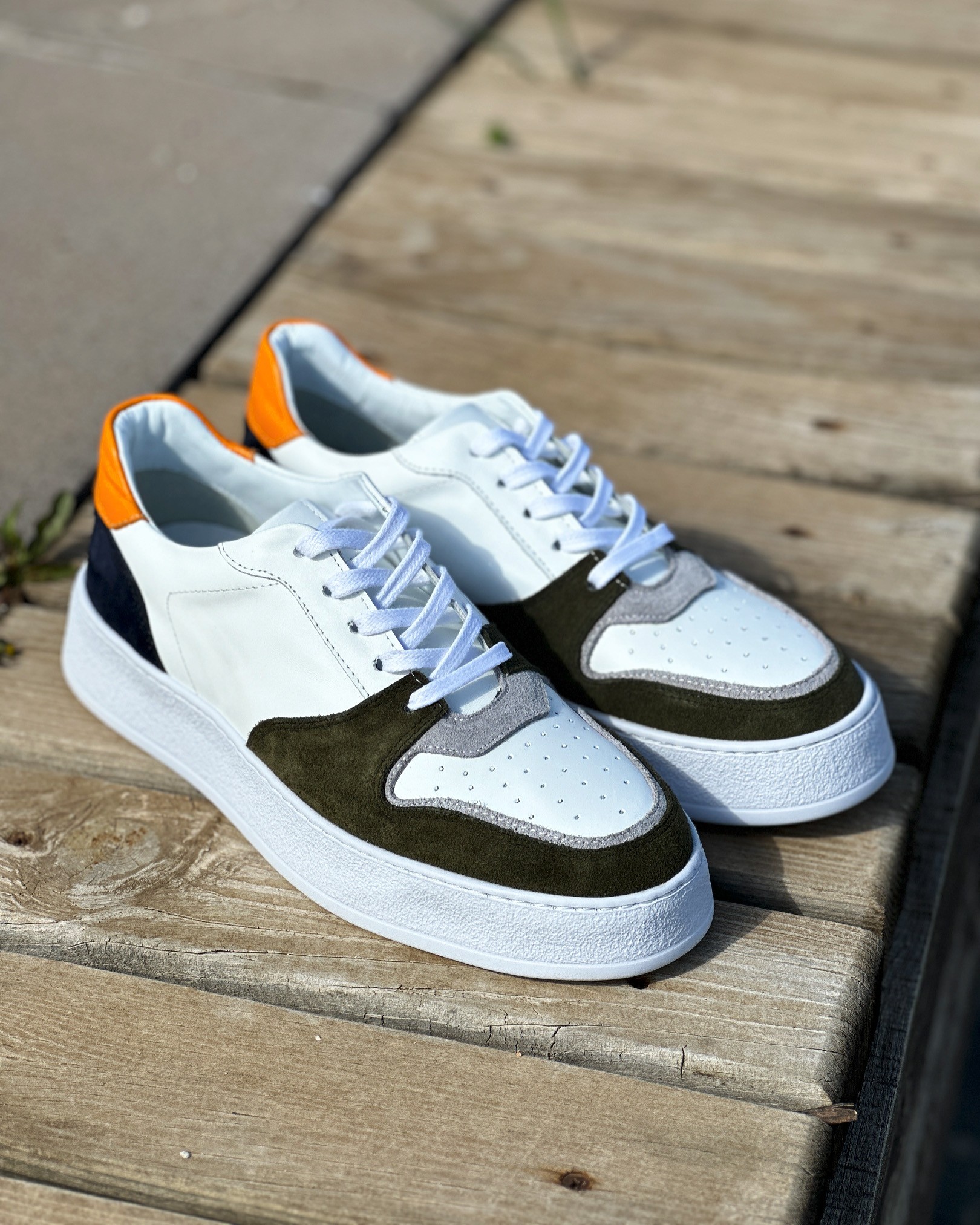 ENZA HAKİKİ DERİ GARNİLİ EVA TABAN GÜNLÜK ERKEK SNEAKER AYAKKABI