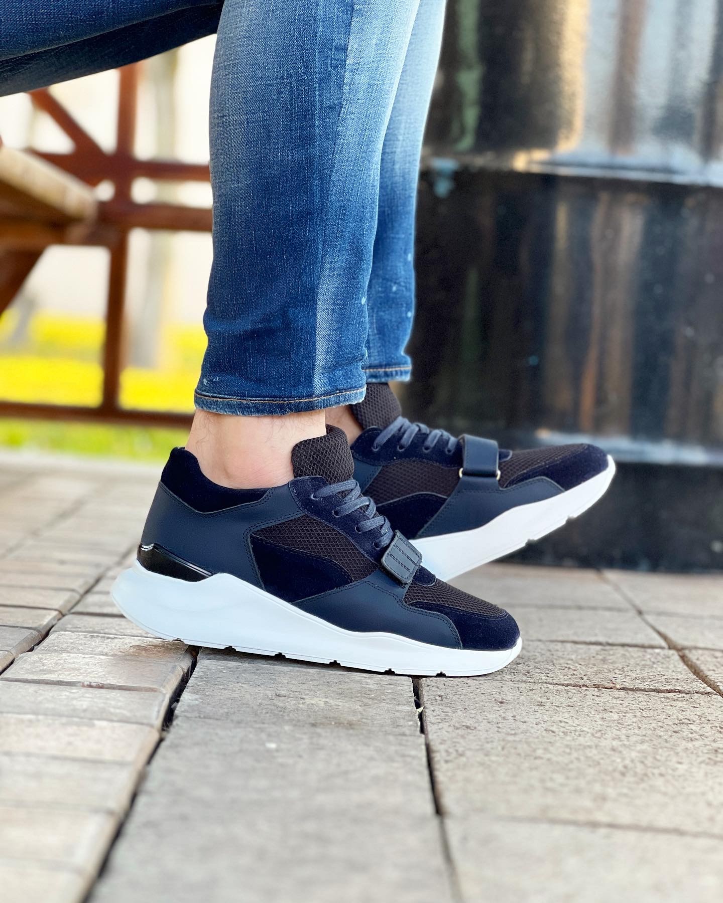 ICON KETEN EVA TABAN GÜNLÜK ERKEK SNEAKER AYAKKABI - Lacivert