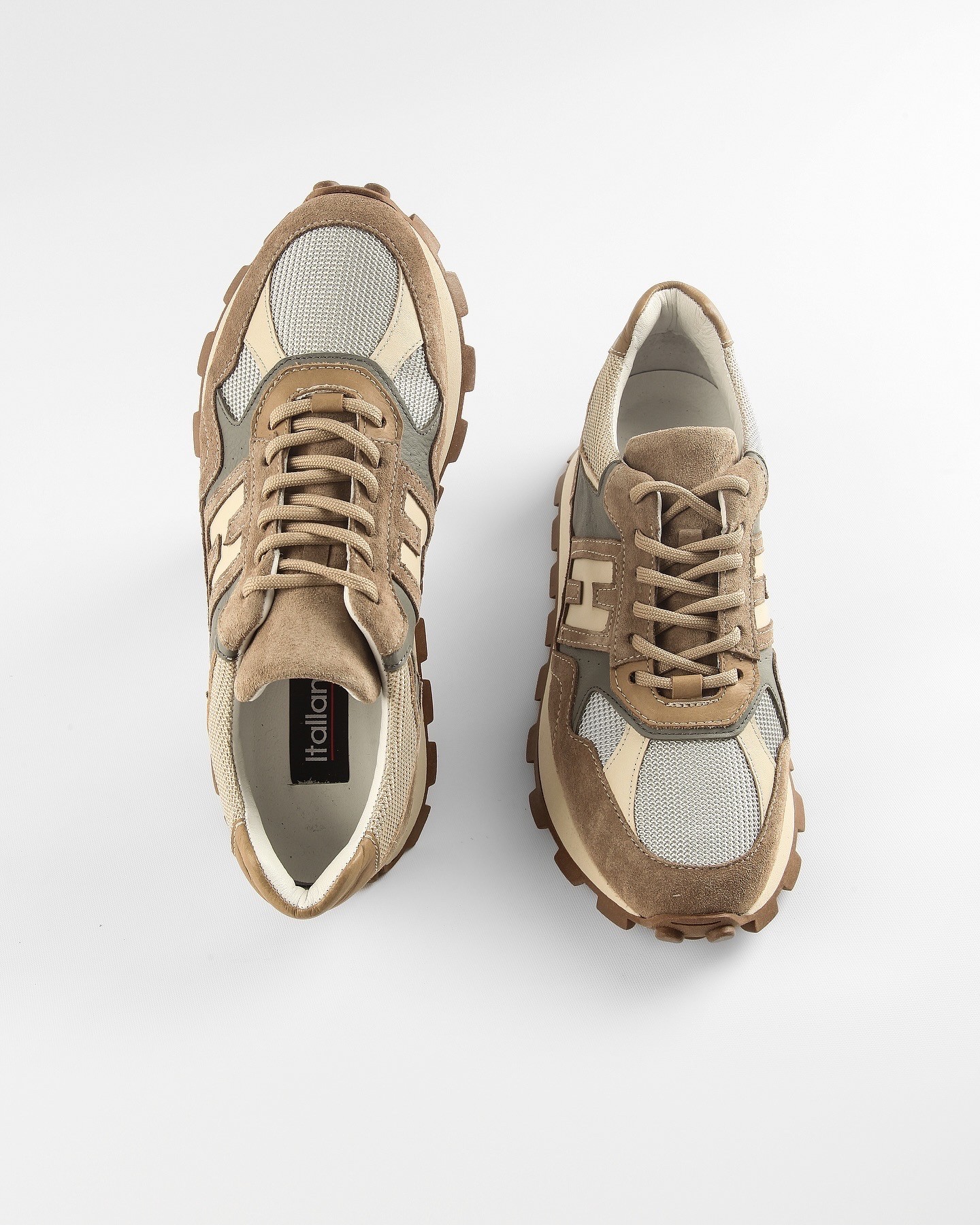 FENRUY HAKİKİ DERİ EVA TABAN ERKEK SNEAKER AYAKKABI - Bej