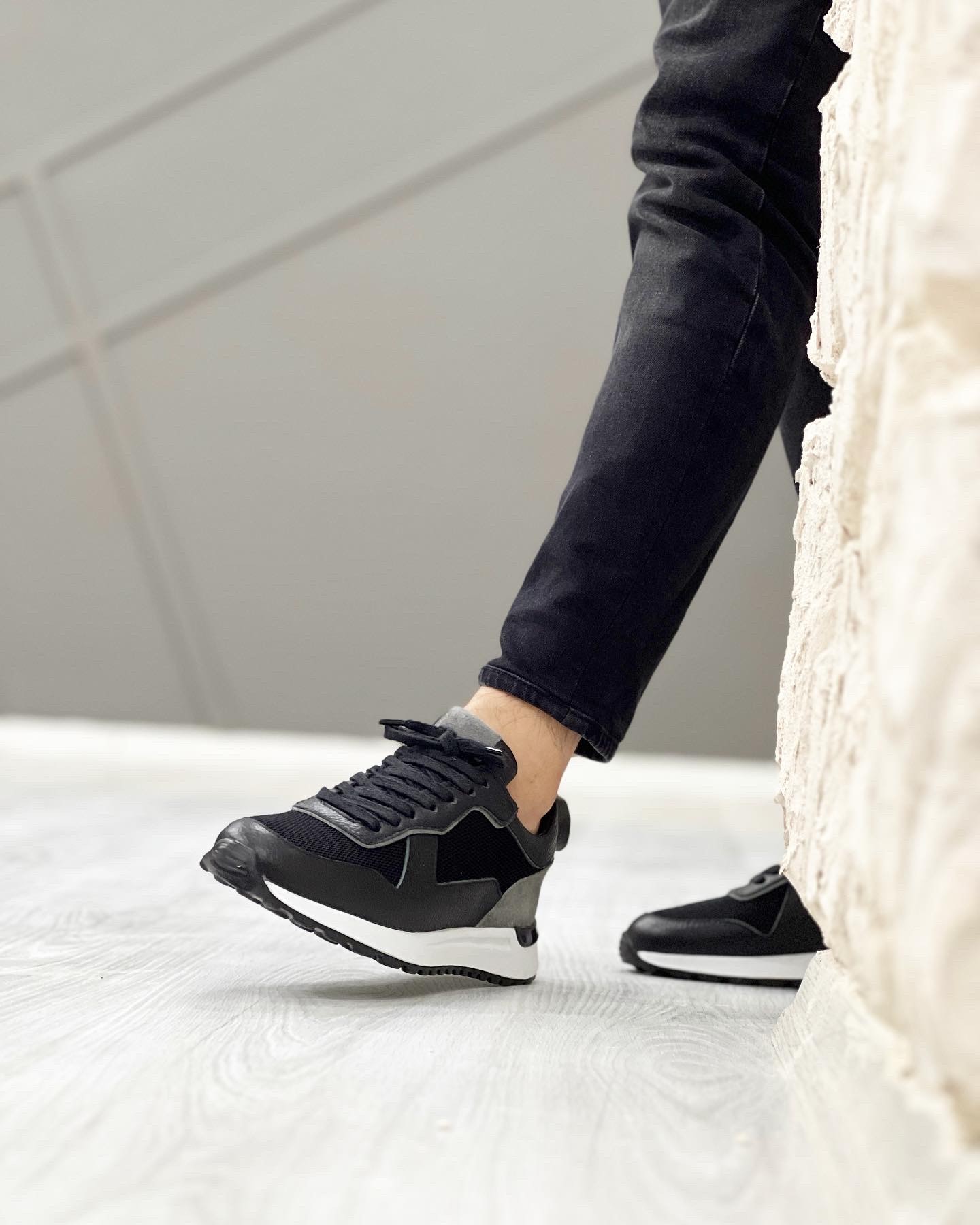 PATCH HAKİKİ DERİ EVA TABAN GÜNLÜK ERKEK SNEAKER AYAKKABI