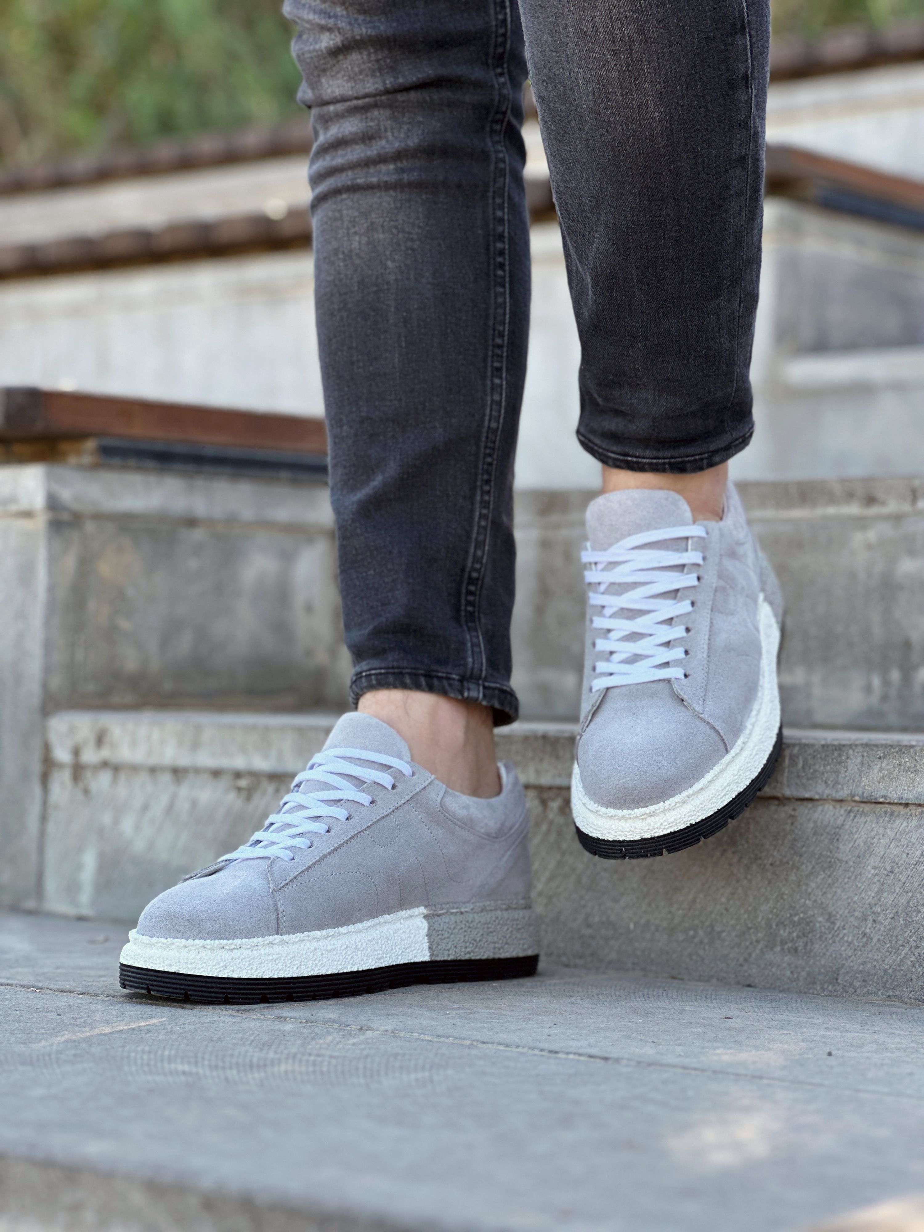 BATSON HAKİKİ DERİ EVA TABAN ERKEK SNEAKER AYAKKABI