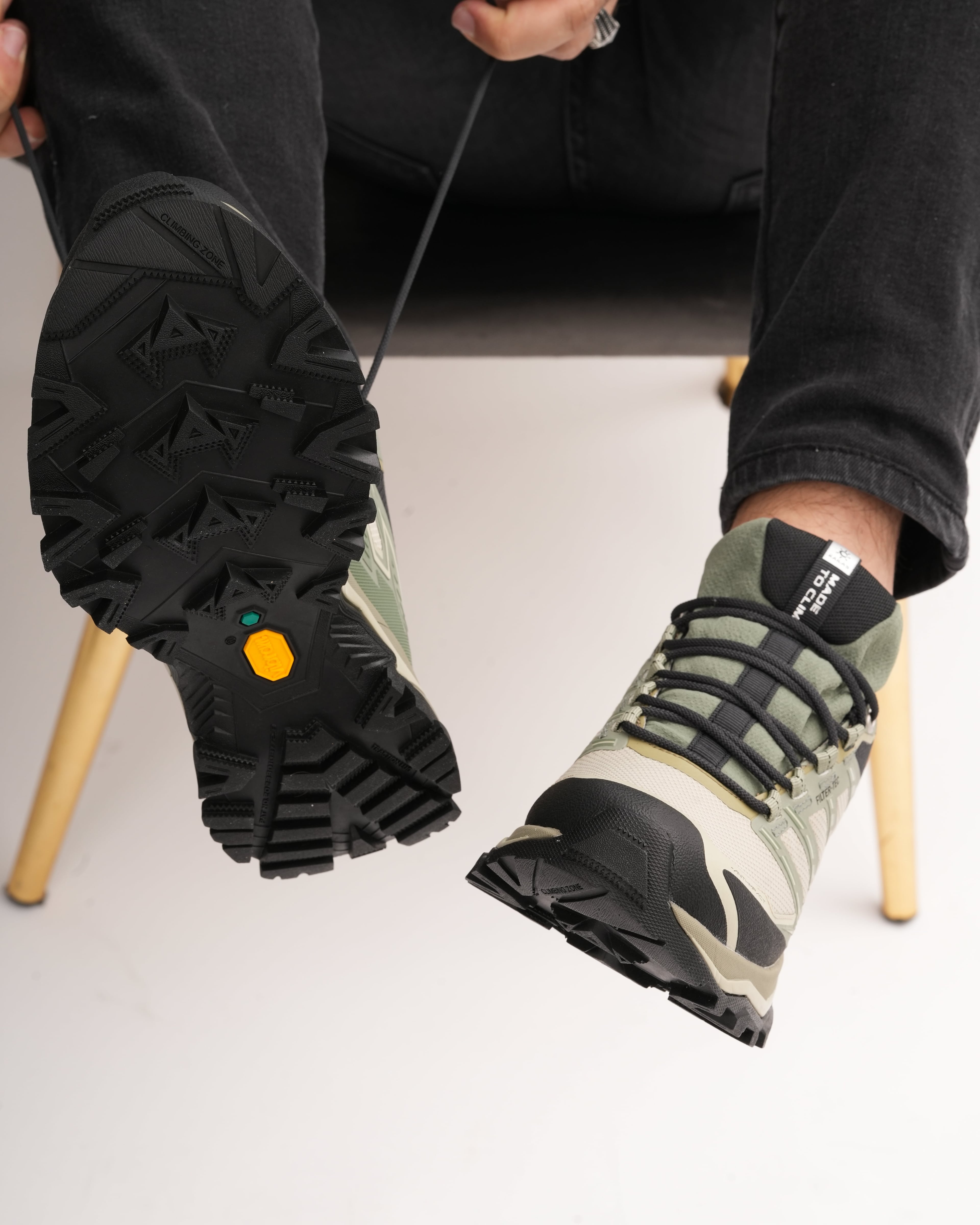 TOREDON GORE TEX SU GEÇİRMEZ GÜNLÜK ERKEK SNEAKER - haki yeşil