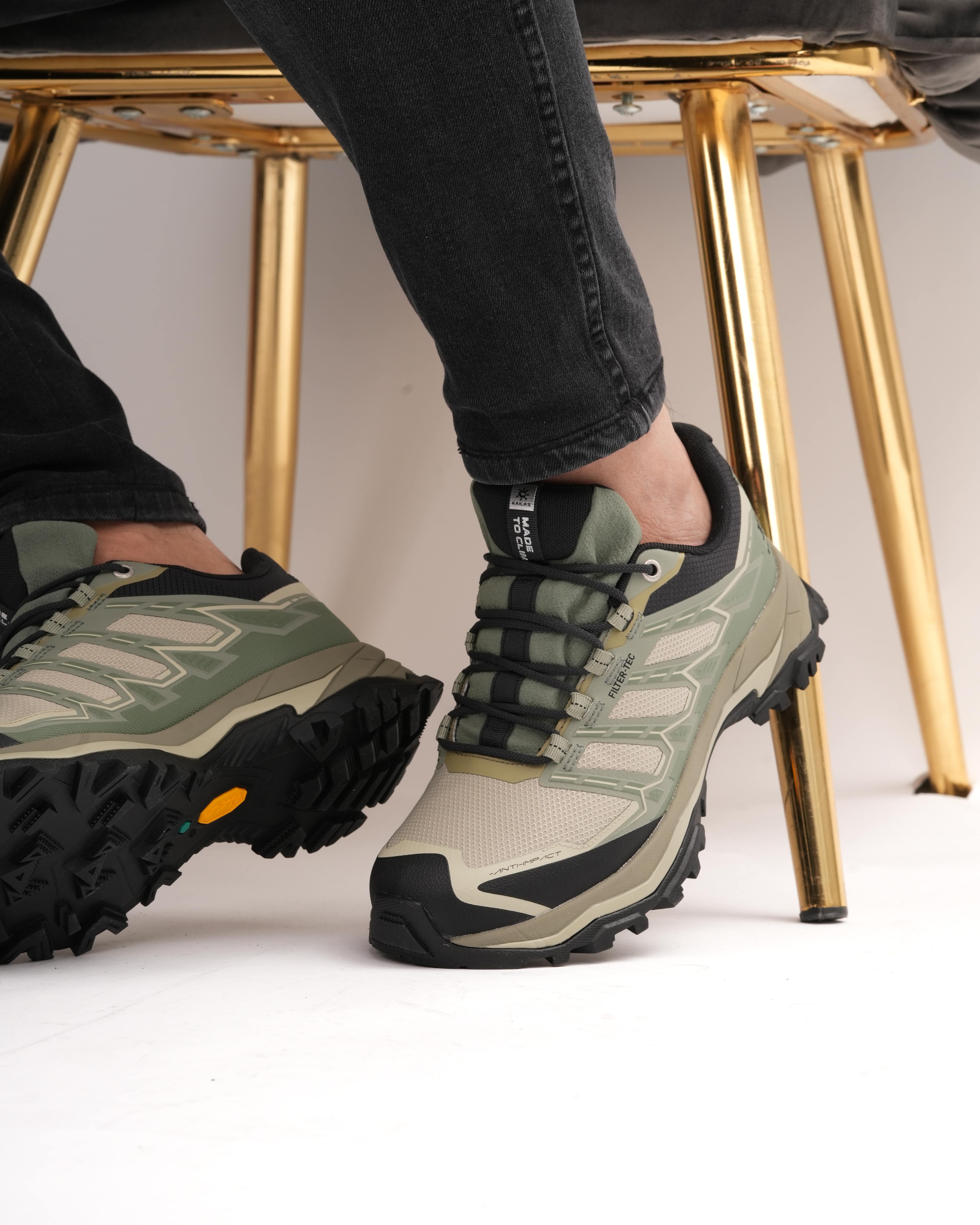 TOREDON GORE TEX SU GEÇİRMEZ GÜNLÜK ERKEK SNEAKER - haki yeşil