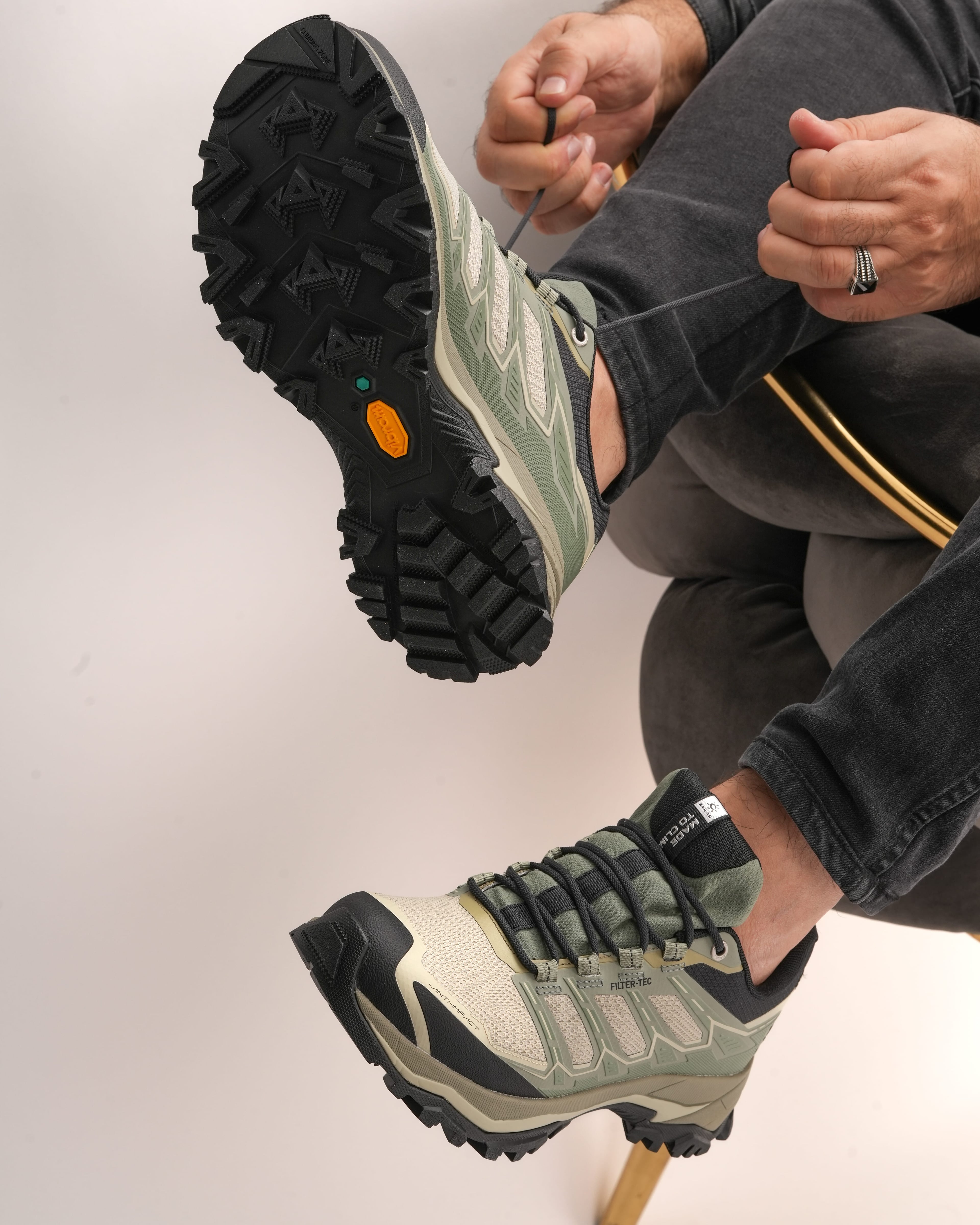 TOREDON GORE TEX SU GEÇİRMEZ GÜNLÜK ERKEK SNEAKER - haki yeşil