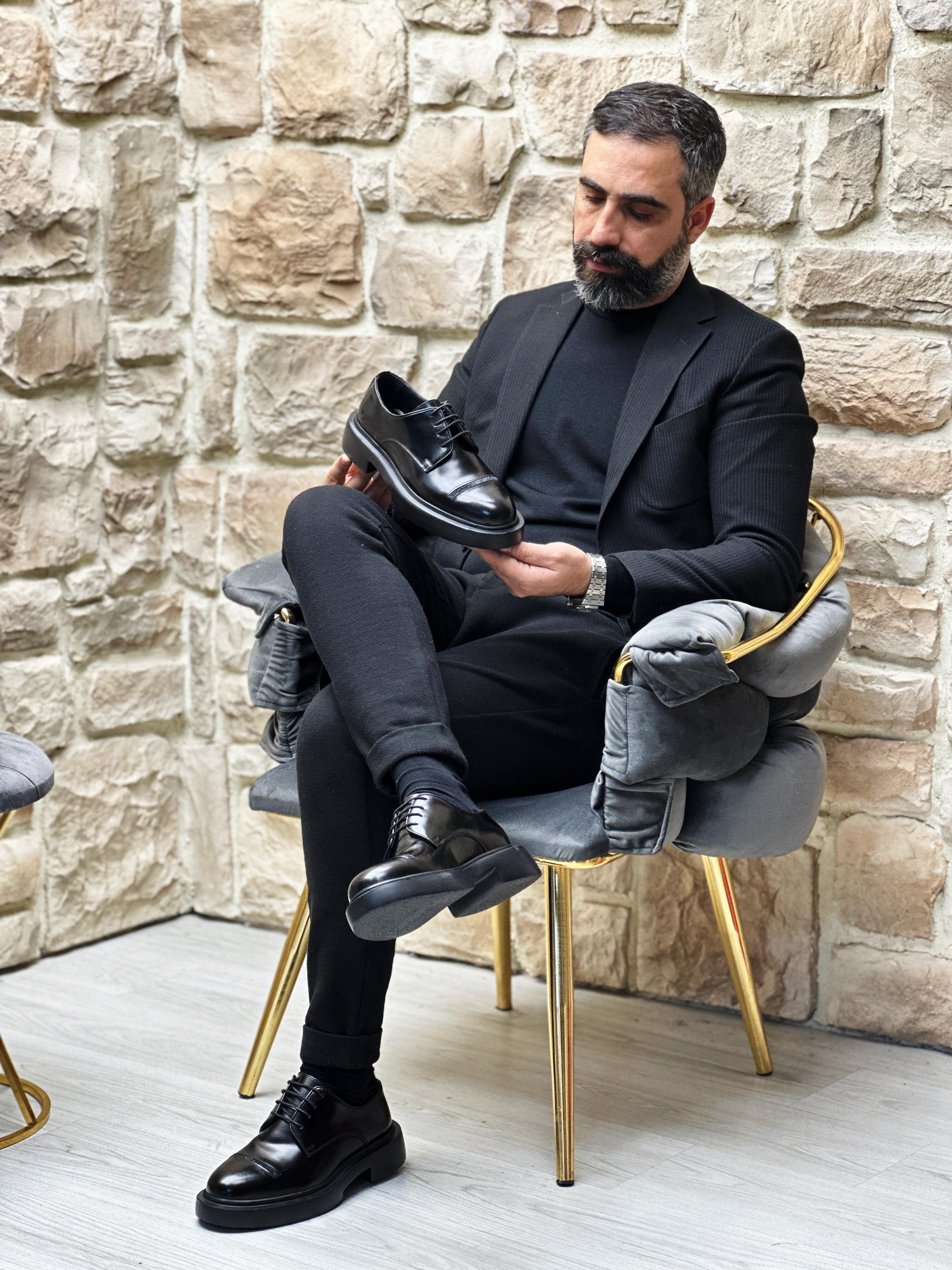 NİVAL HAKİKİ DERİ EVA TABAN GÜNLÜK ERKEK KLASİK AYAKKABI