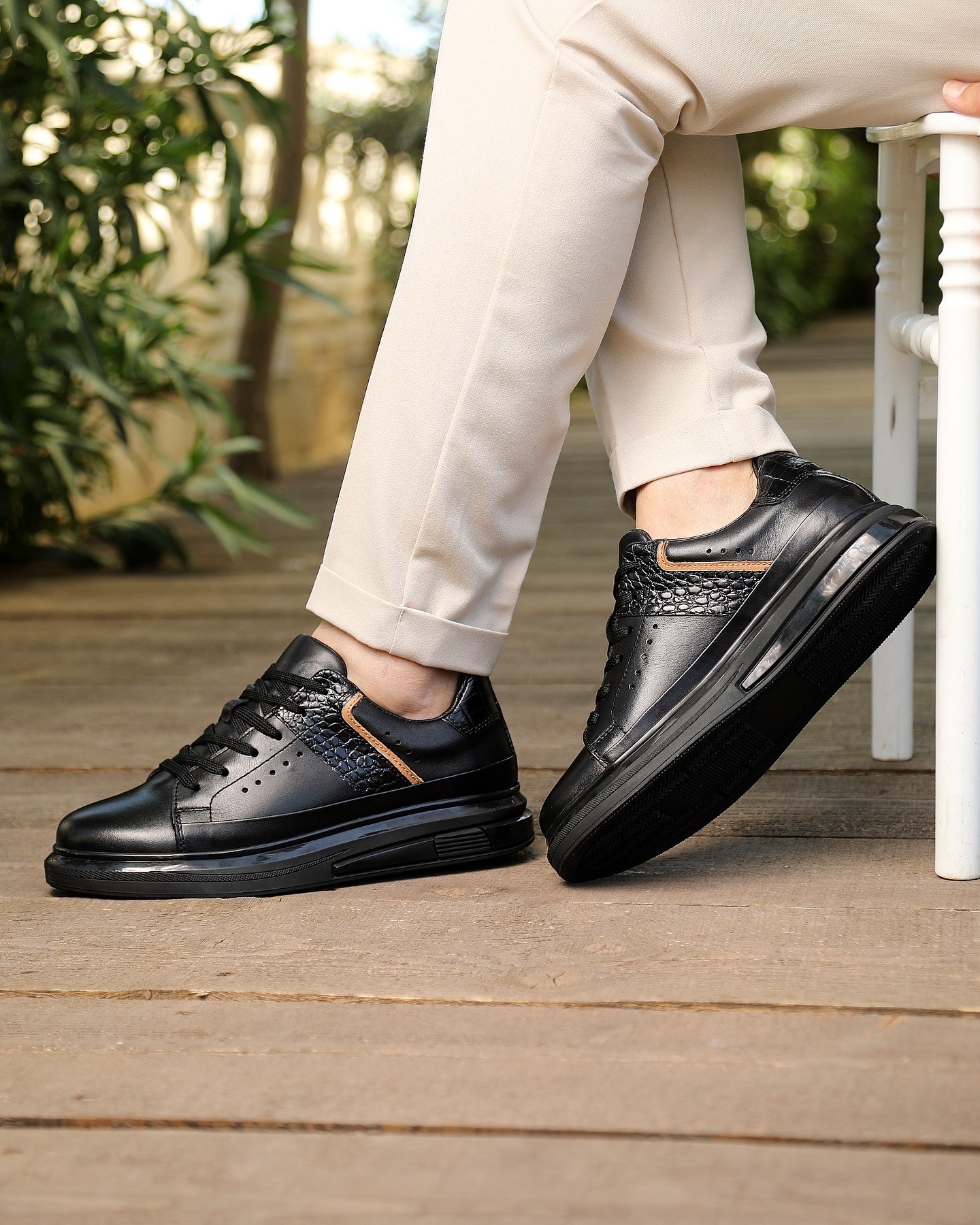 LAVEN HAKİKİ DERİ AİR TABAN GÜNLÜK ERKEK SNEAKER AYAKKABI