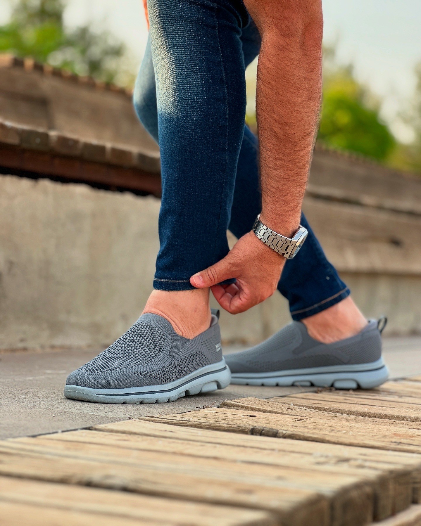 KETEN EVA TABAN GÜNLÜK ERKEK SNEAKER AYAKKABI - Gri