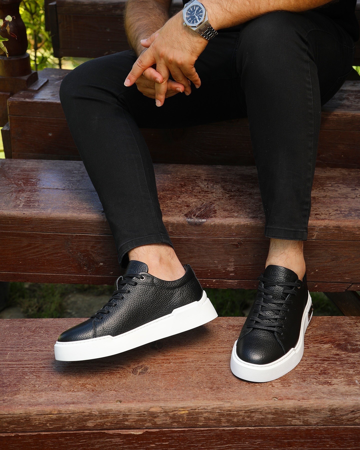 HAKİKİ DERİ EVA TABAN GÜNLÜK ERKEK SNEAKER AYAKKABI