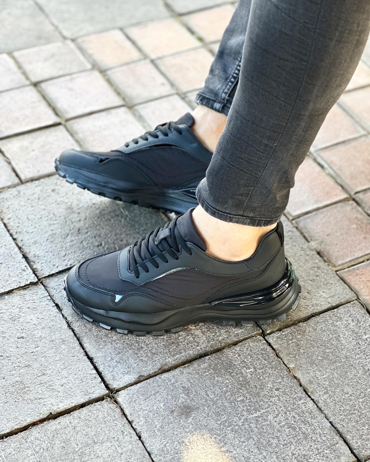 MONSAR HAKİKİ DERİ AİR TABAN GÜNLÜK ERKEK SNEAKER AYAKKABI