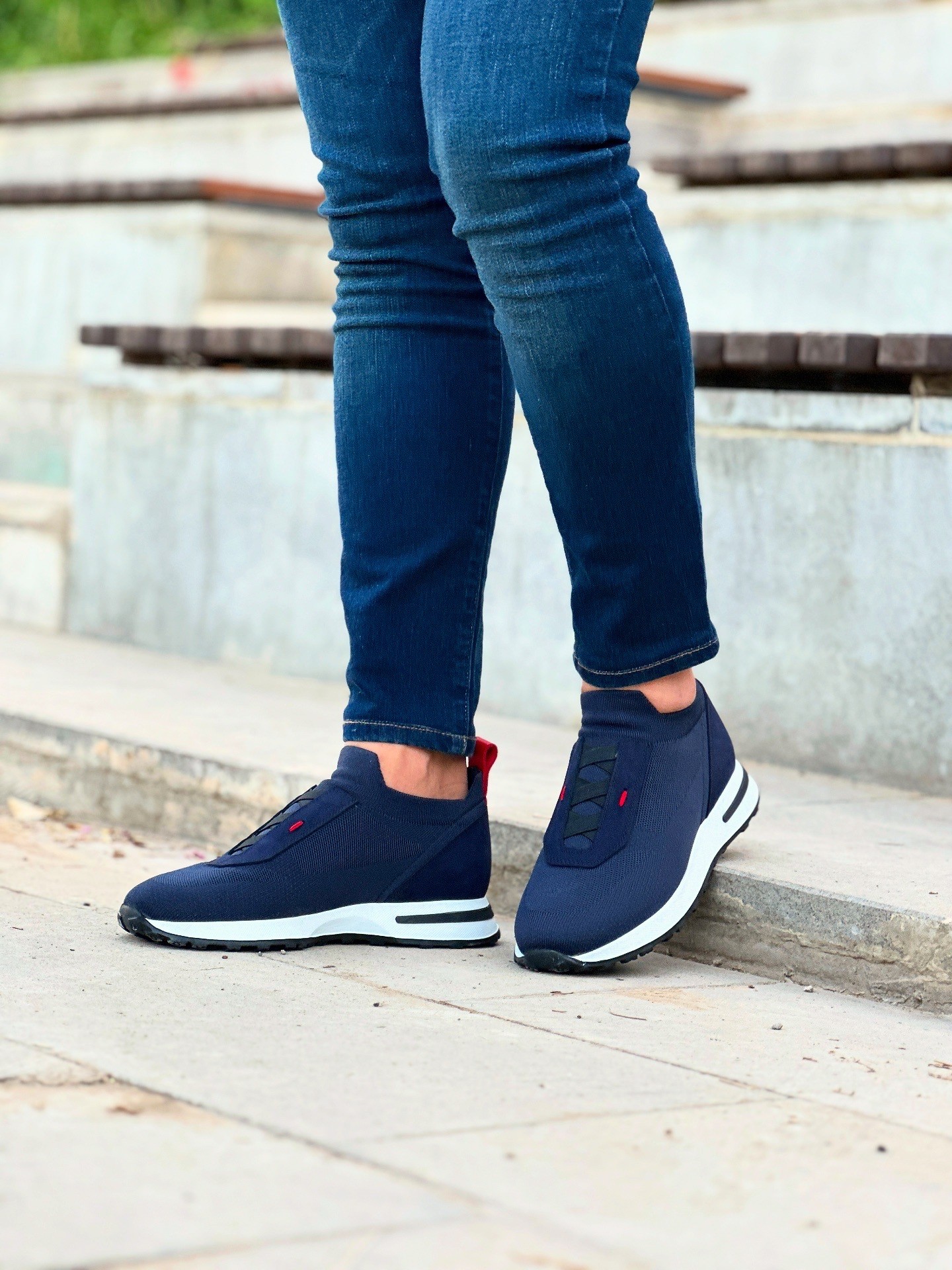 MULAS KETEN GÜNLÜK ERKEK SNEAKER AYAKKABI - Lacivert